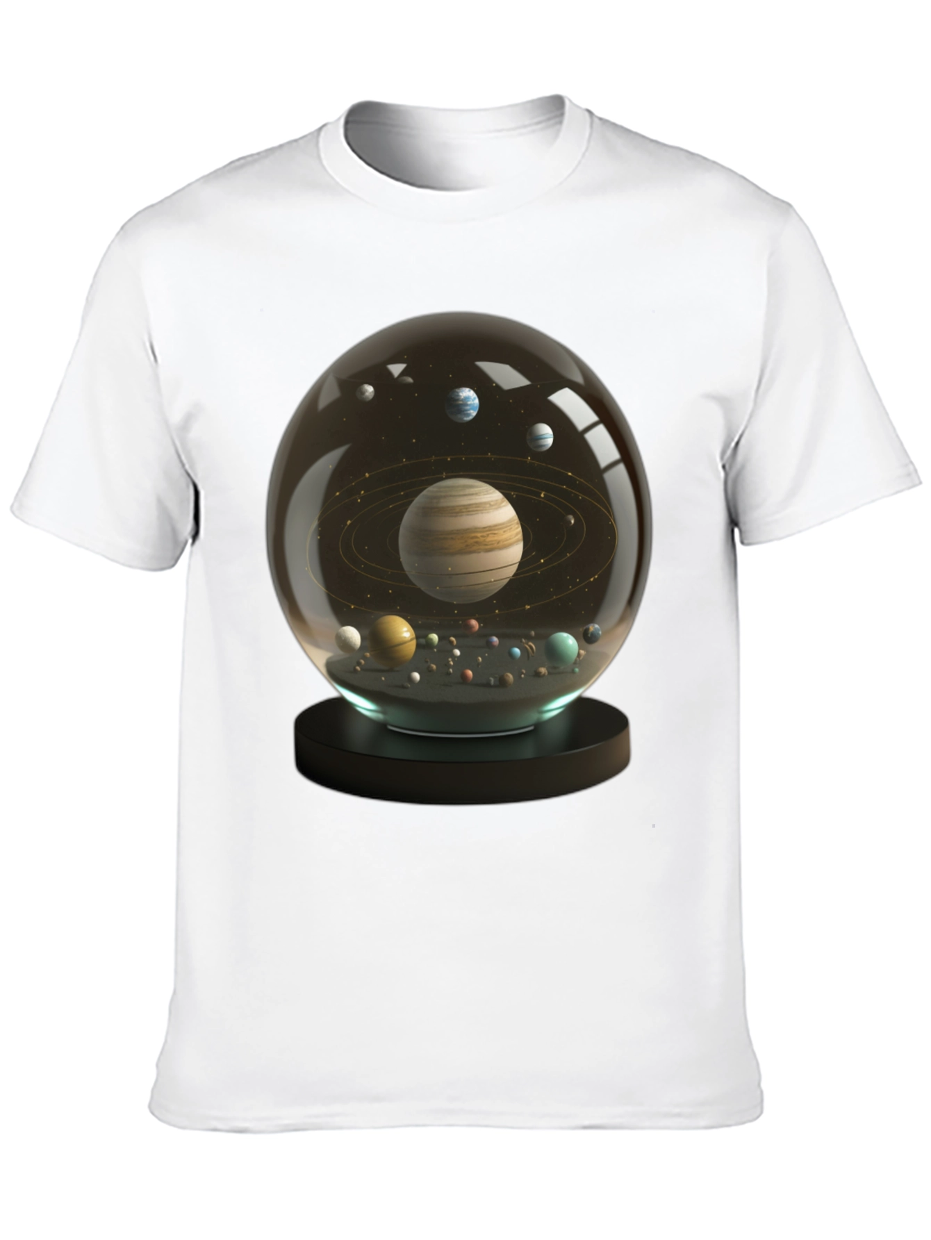 Planetary System T-Shirt - Unique Galaxy Design