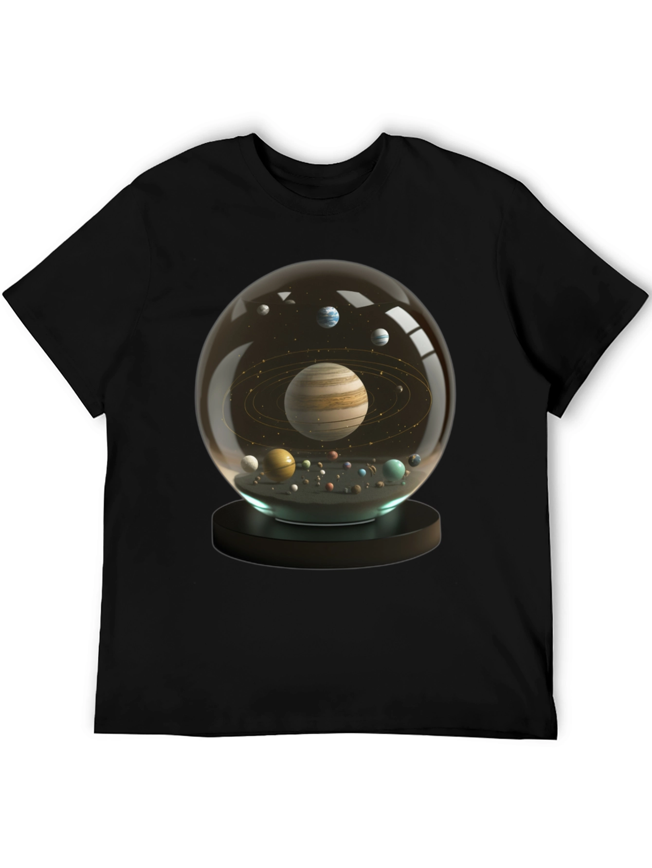 Planetary System T-Shirt - Unique Galaxy Design