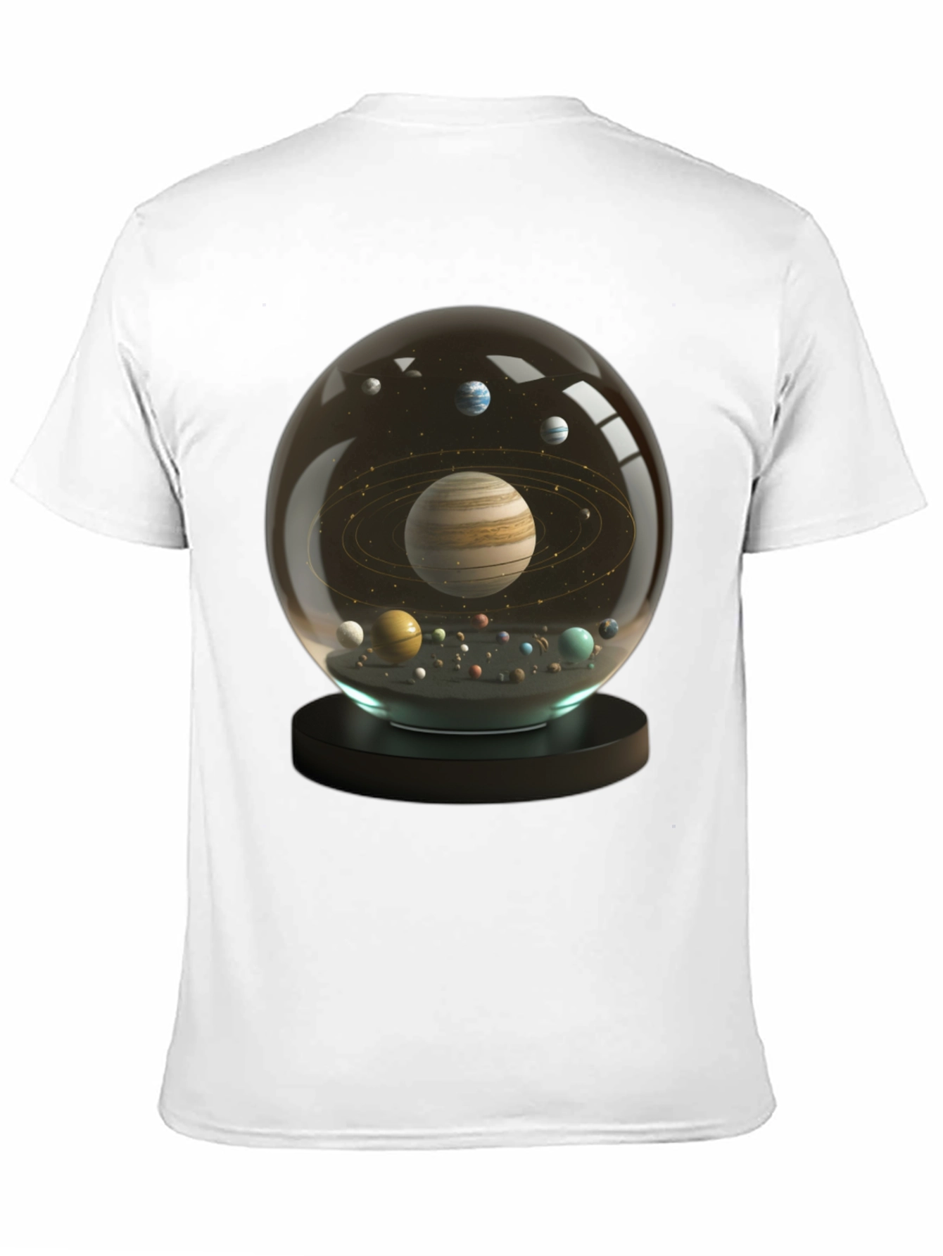 Planetary System T-Shirt - Unique Galaxy Design