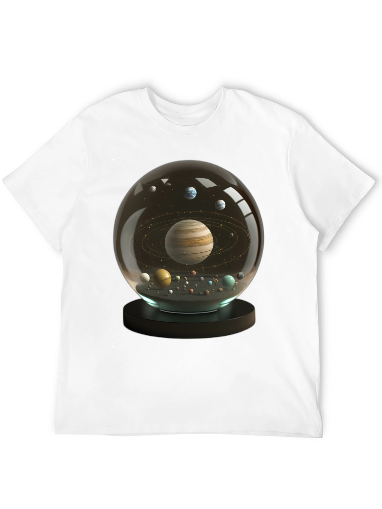 Planetary System T-Shirt - Unique Galaxy Design