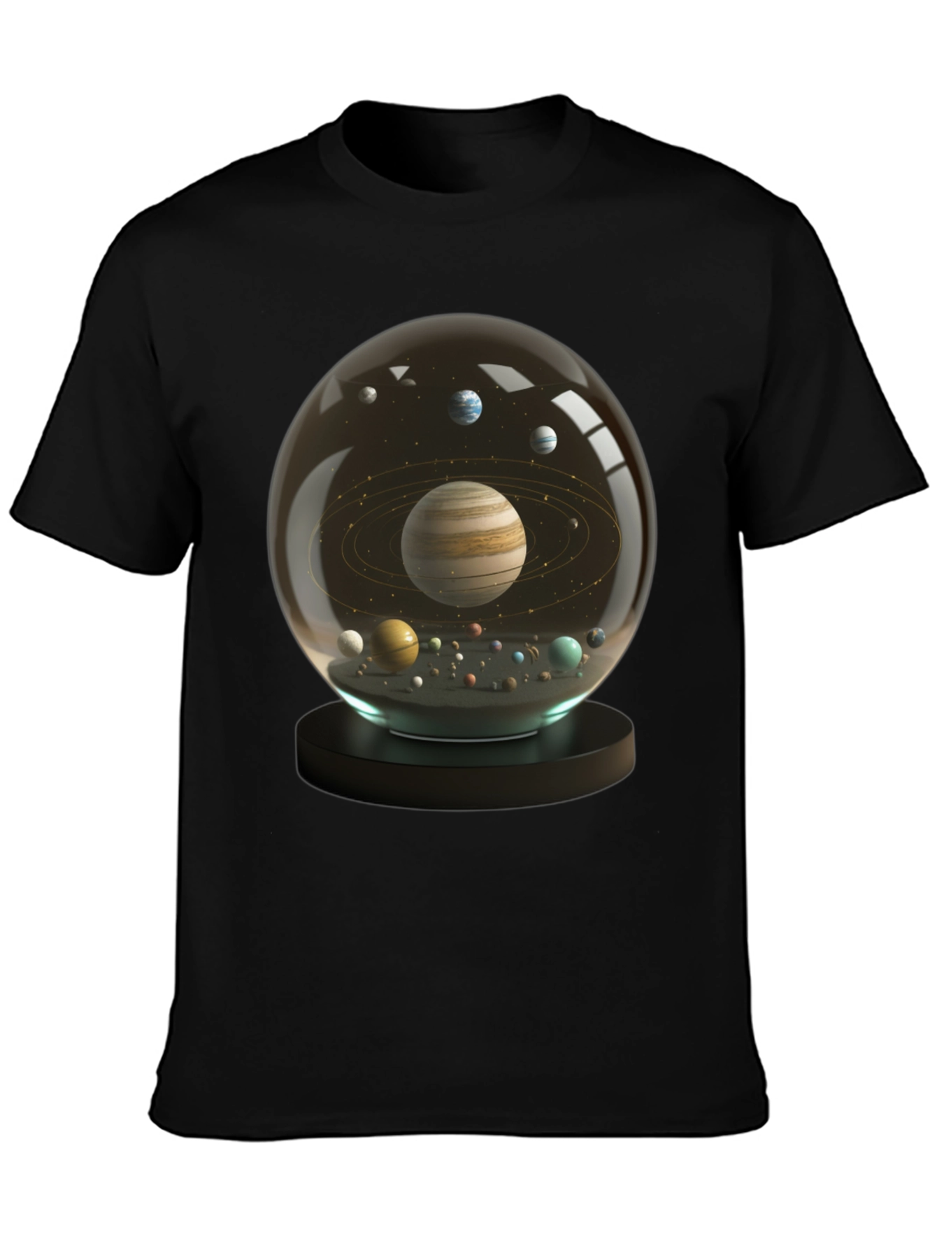 Planetary System T-Shirt - Unique Galaxy Design