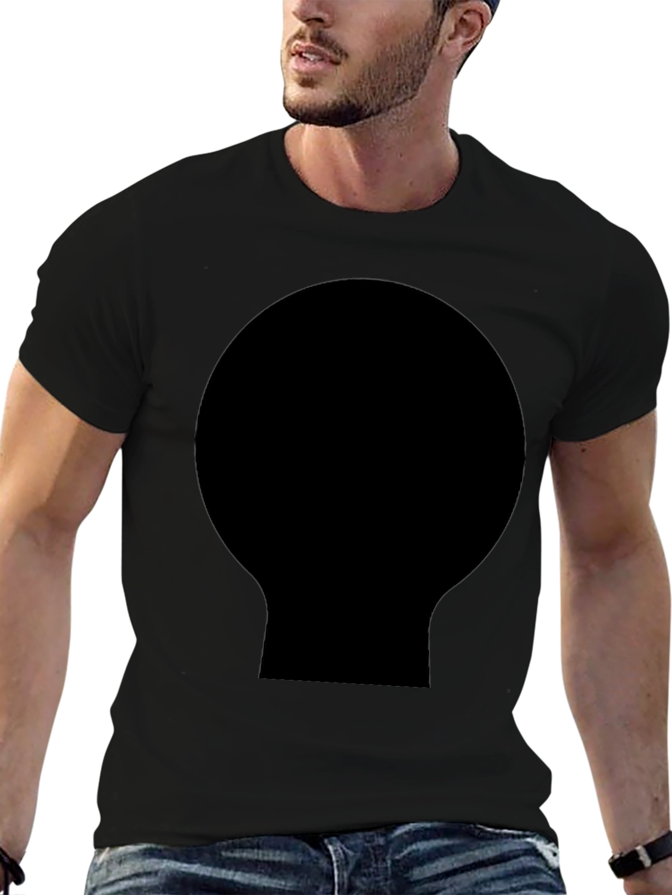 Mens Graphic Black T-Shirt