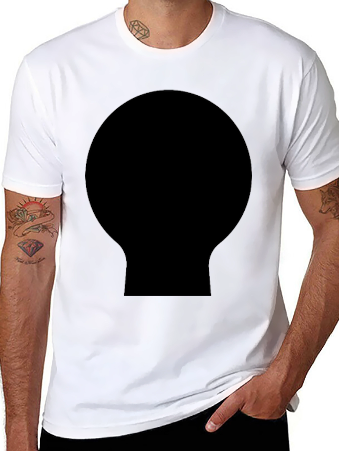 Mens Graphic Black T-Shirt