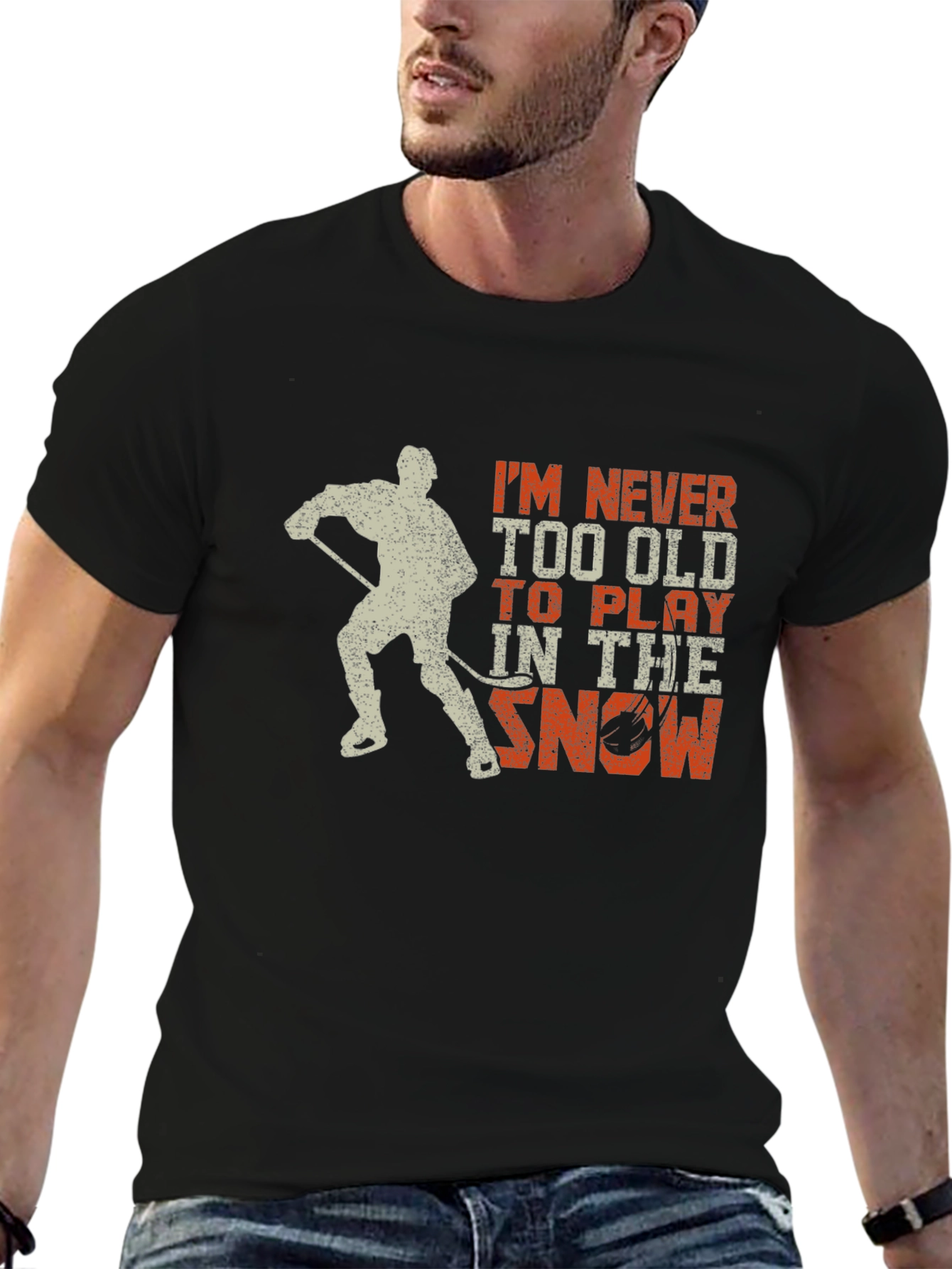 Hockey Never Too Old to Play T-Shirt