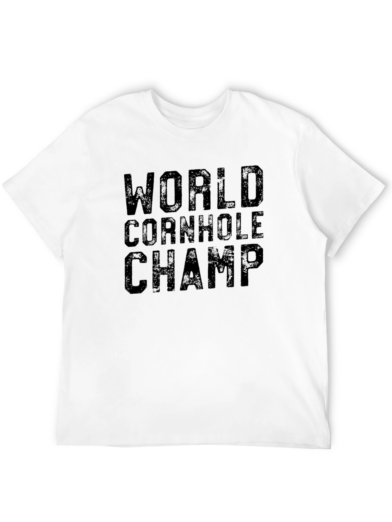 World Cornhole Champ Black T-Shirt