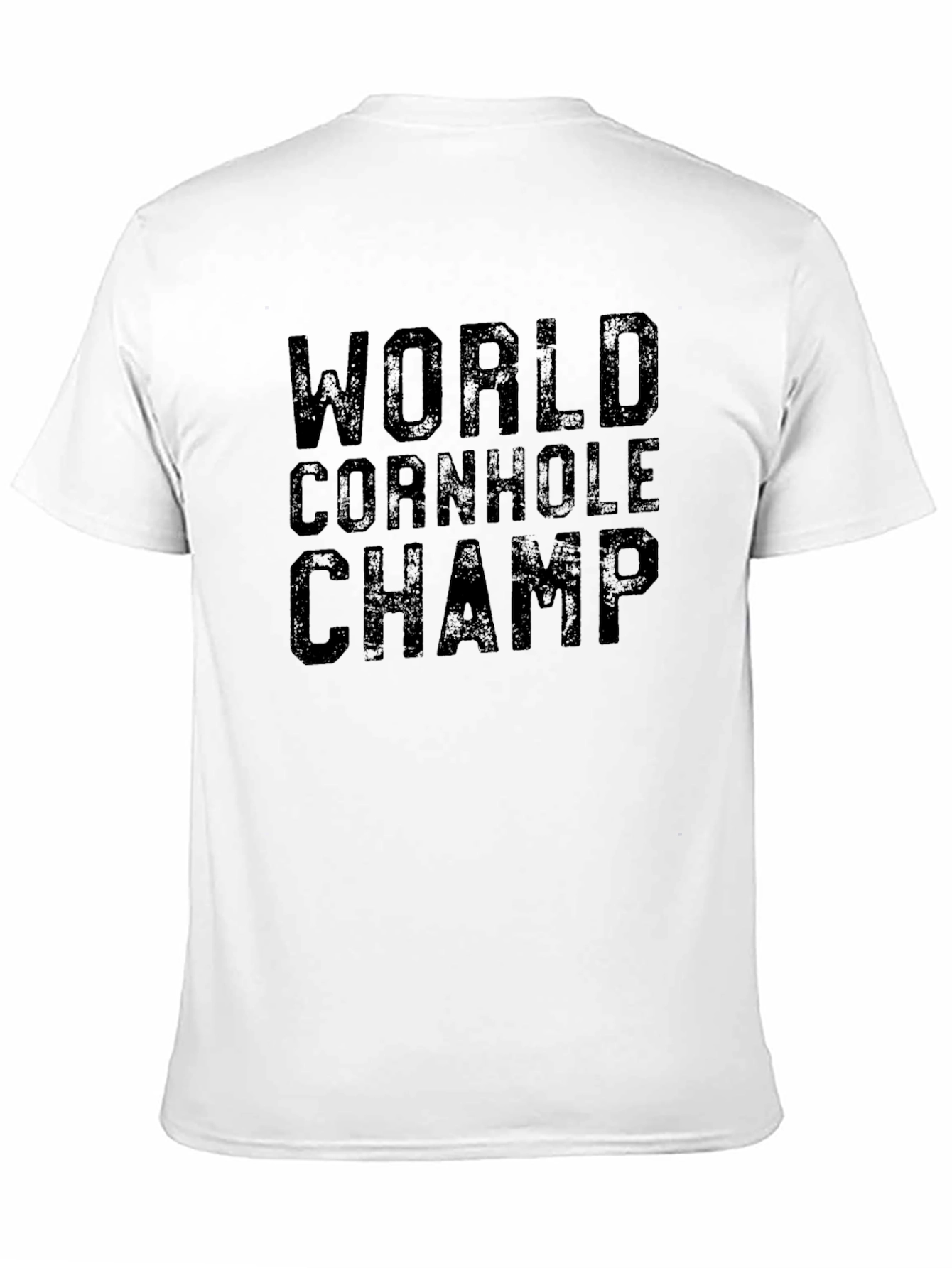 World Cornhole Champ Black T-Shirt