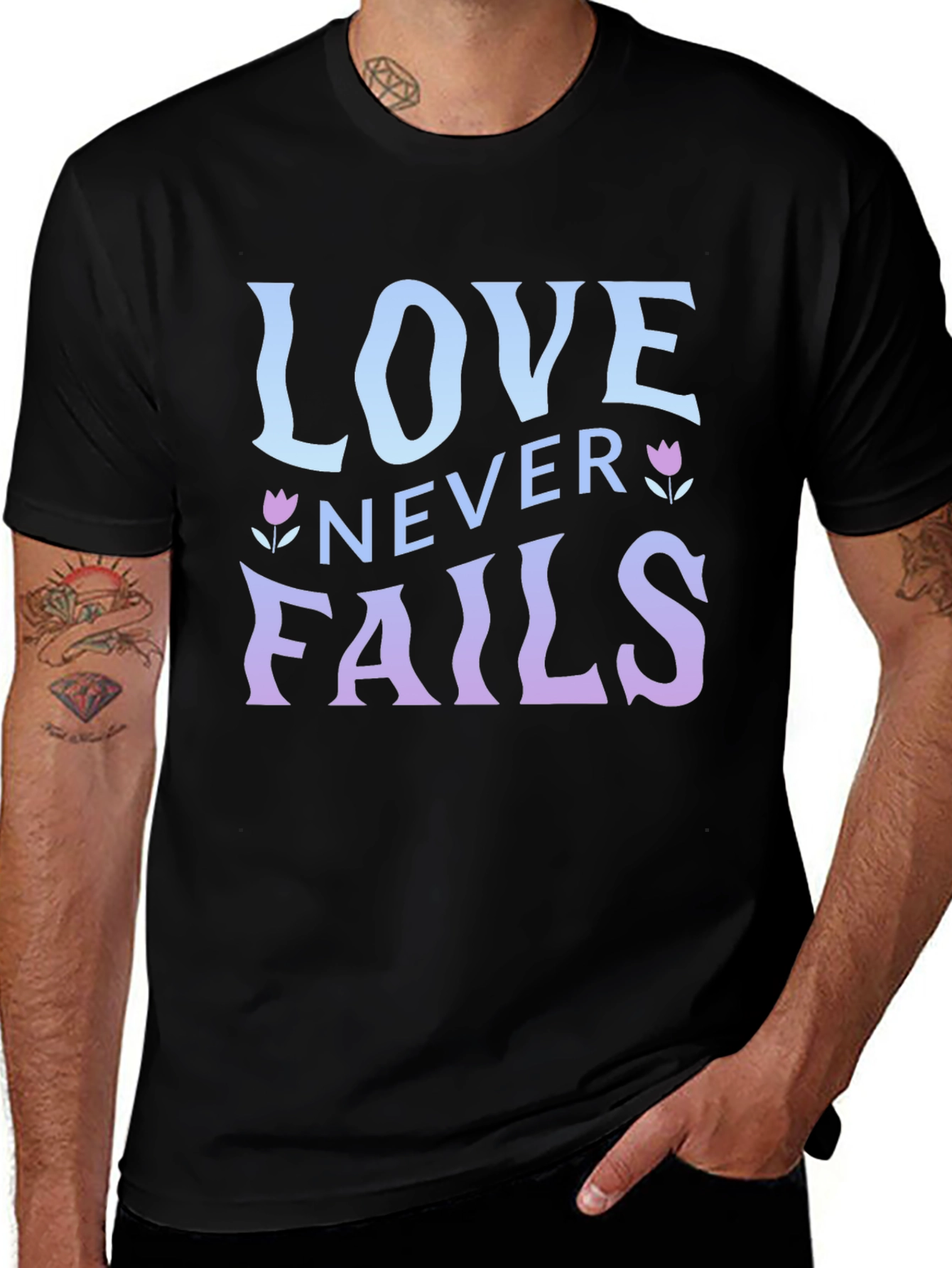 Love Never Fails Graphic T-Shirt