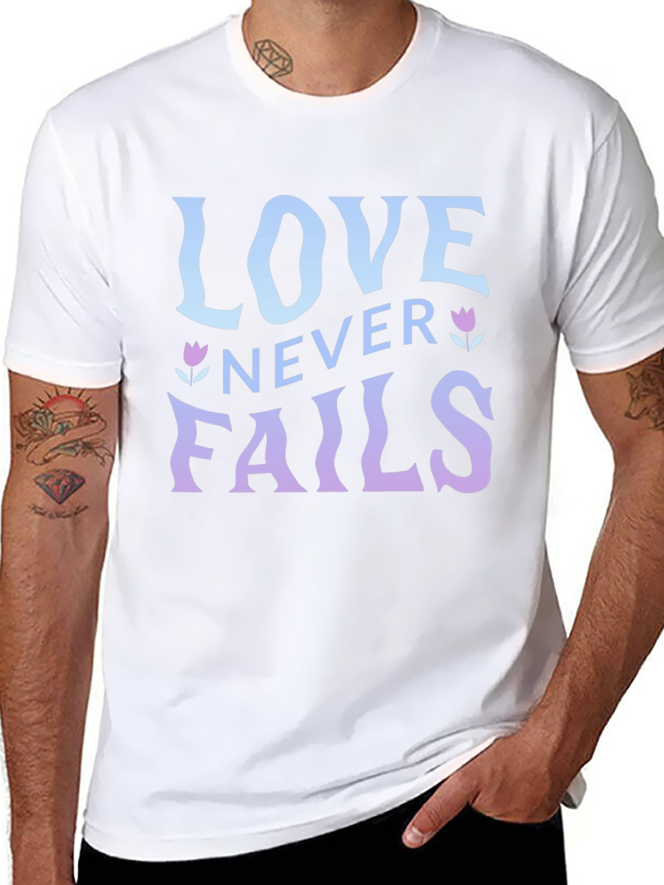 Love Never Fails Graphic T-Shirt