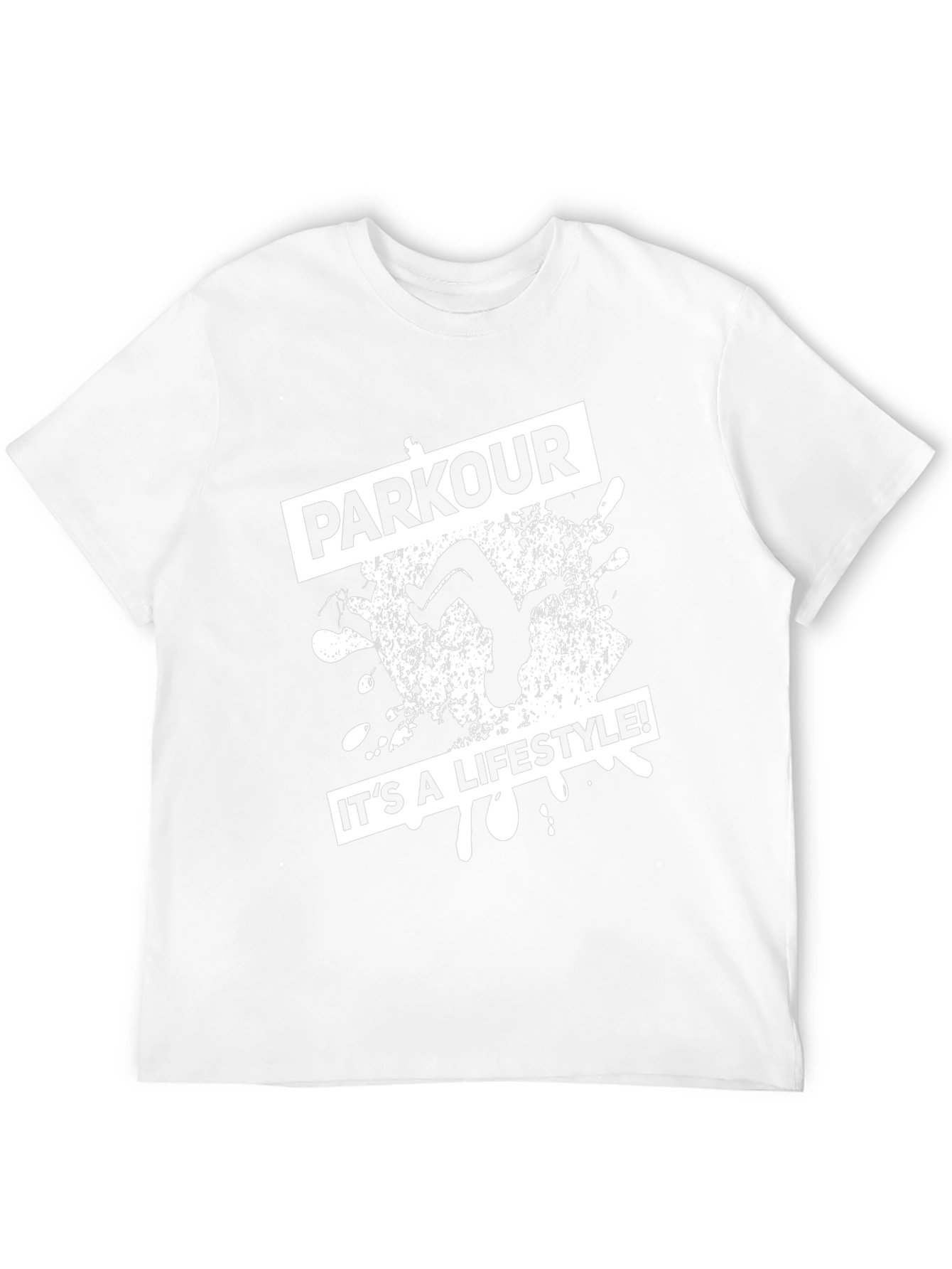 Parkour Lifestyle T-Shirt - Black Graphic Tee