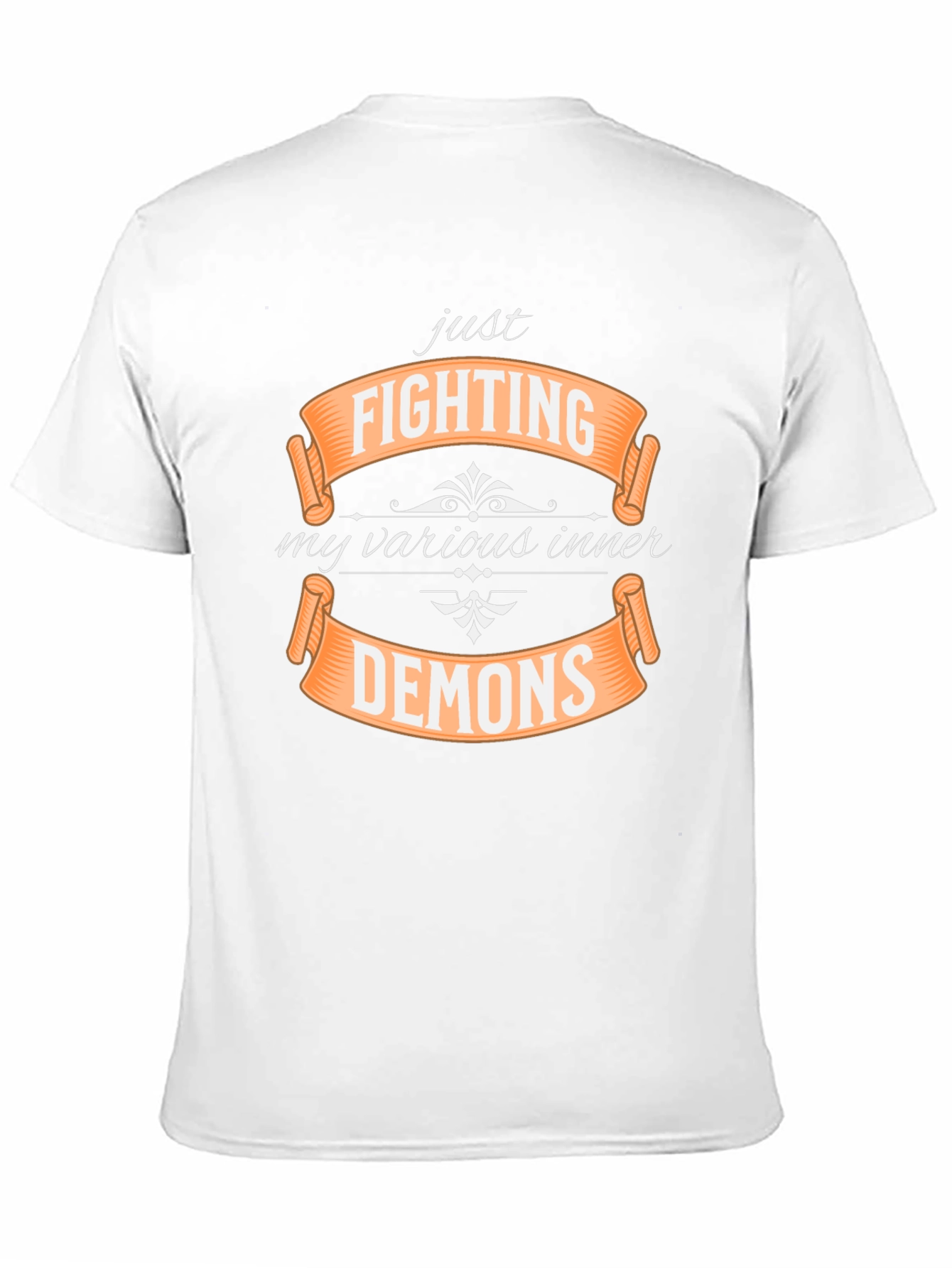 Fighting Inner Demons T-Shirt | Black Tee