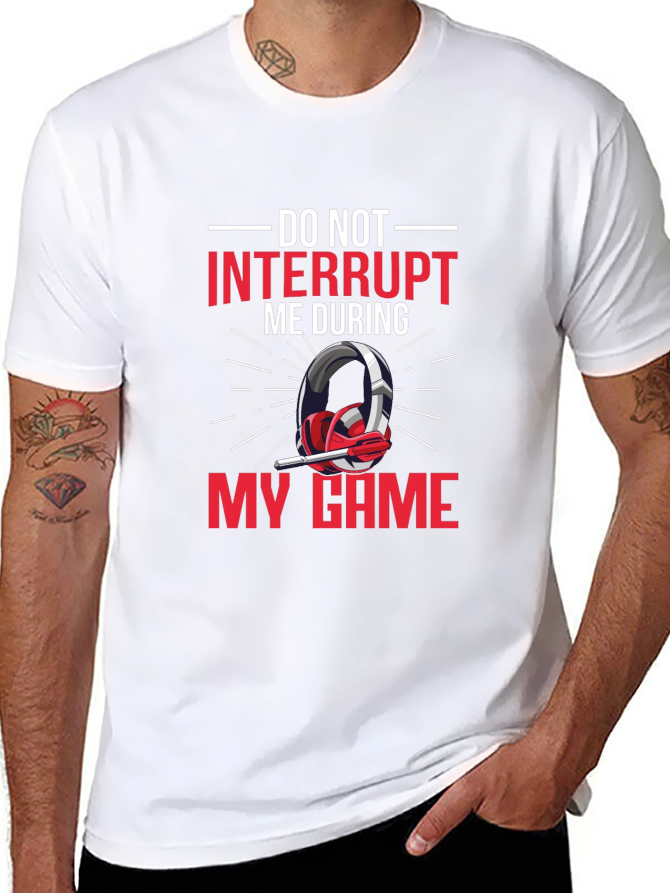 Gamer T-Shirt - Do Not Interrupt Gaming