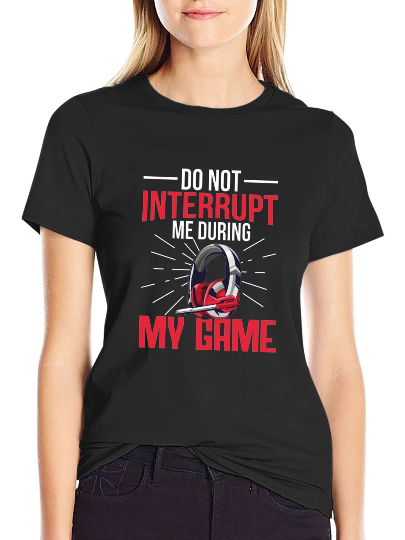 Gamer T-Shirt - Do Not Interrupt Gaming
