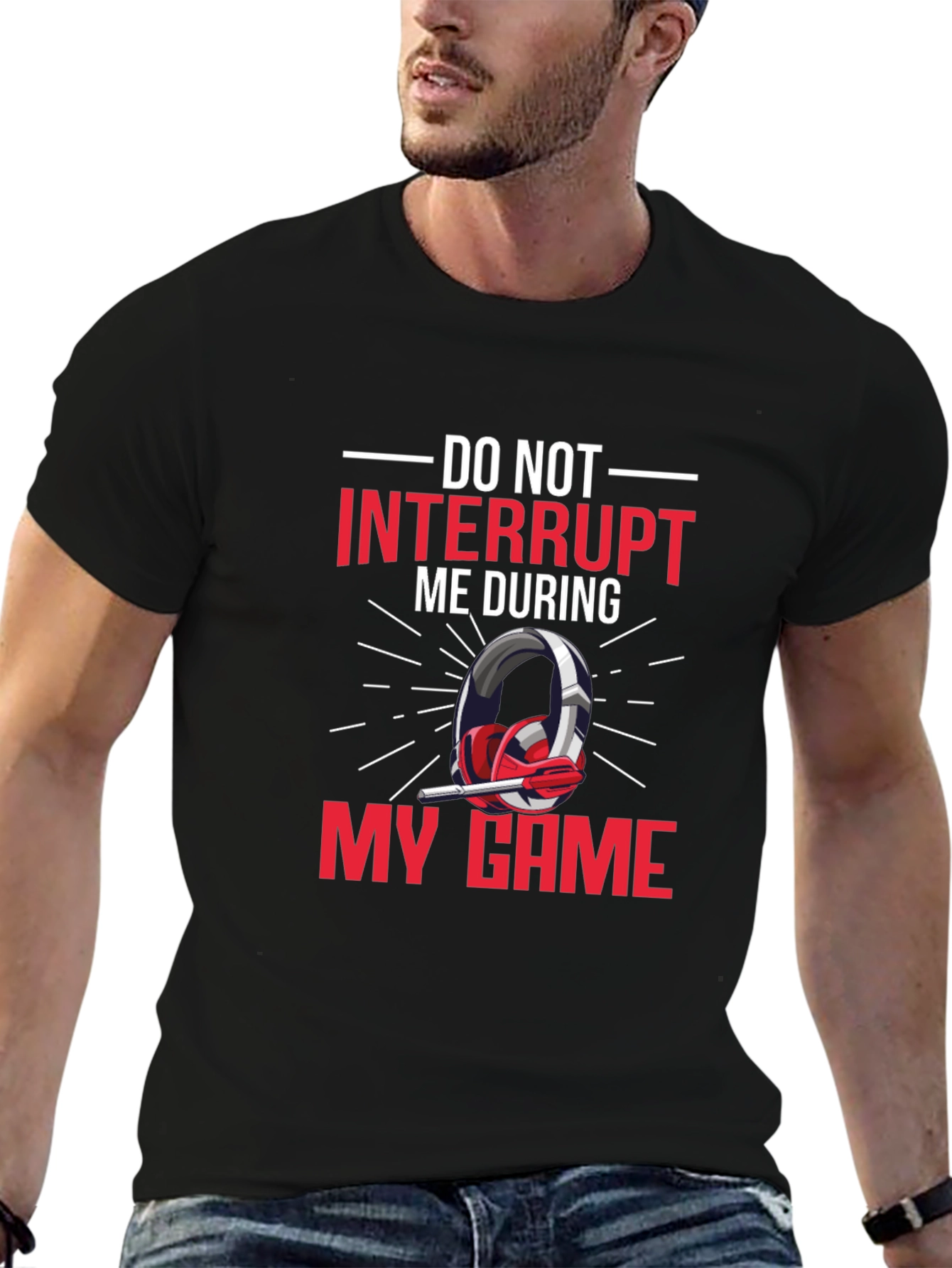 Gamer T-Shirt - Do Not Interrupt Gaming