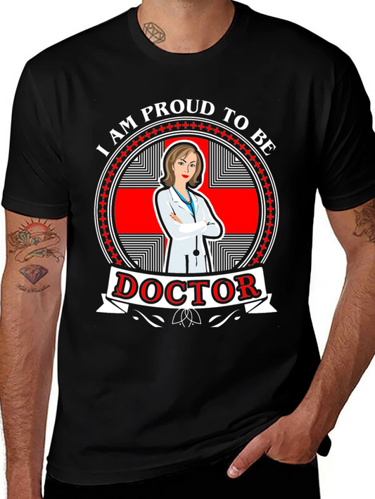 Proud Doctor Graphic Tee - Gift for Medical Professionals
