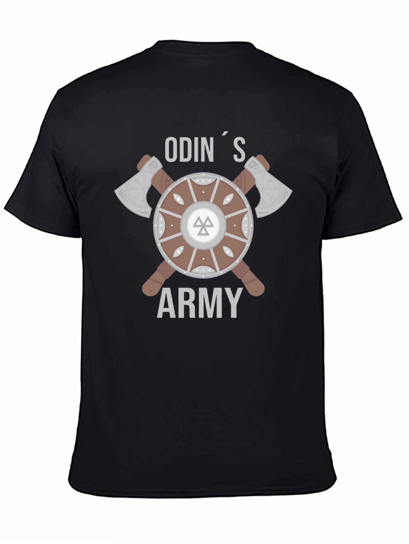 Odins Army Viking Shield & Axes T-Shirt