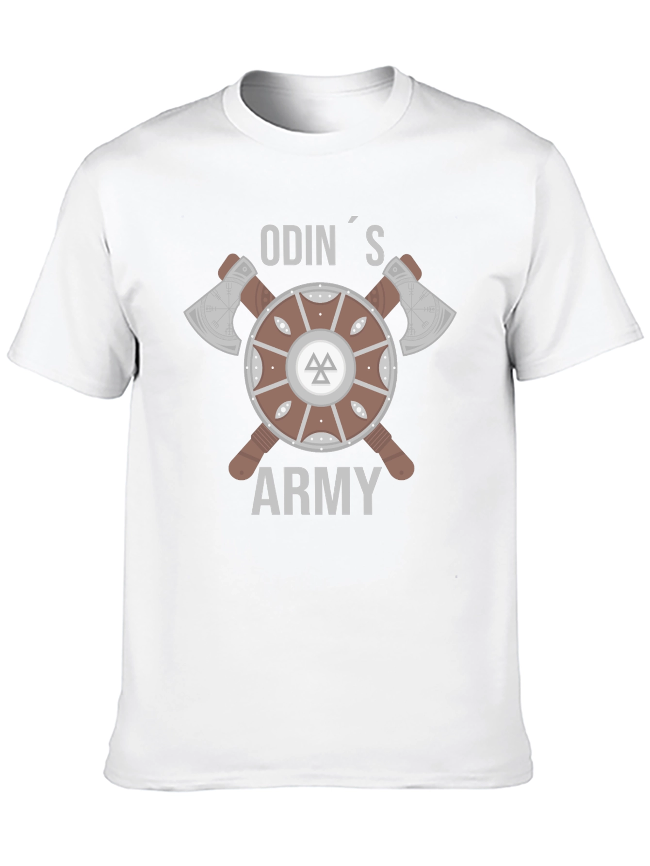 Odins Army Viking Shield & Axes T-Shirt