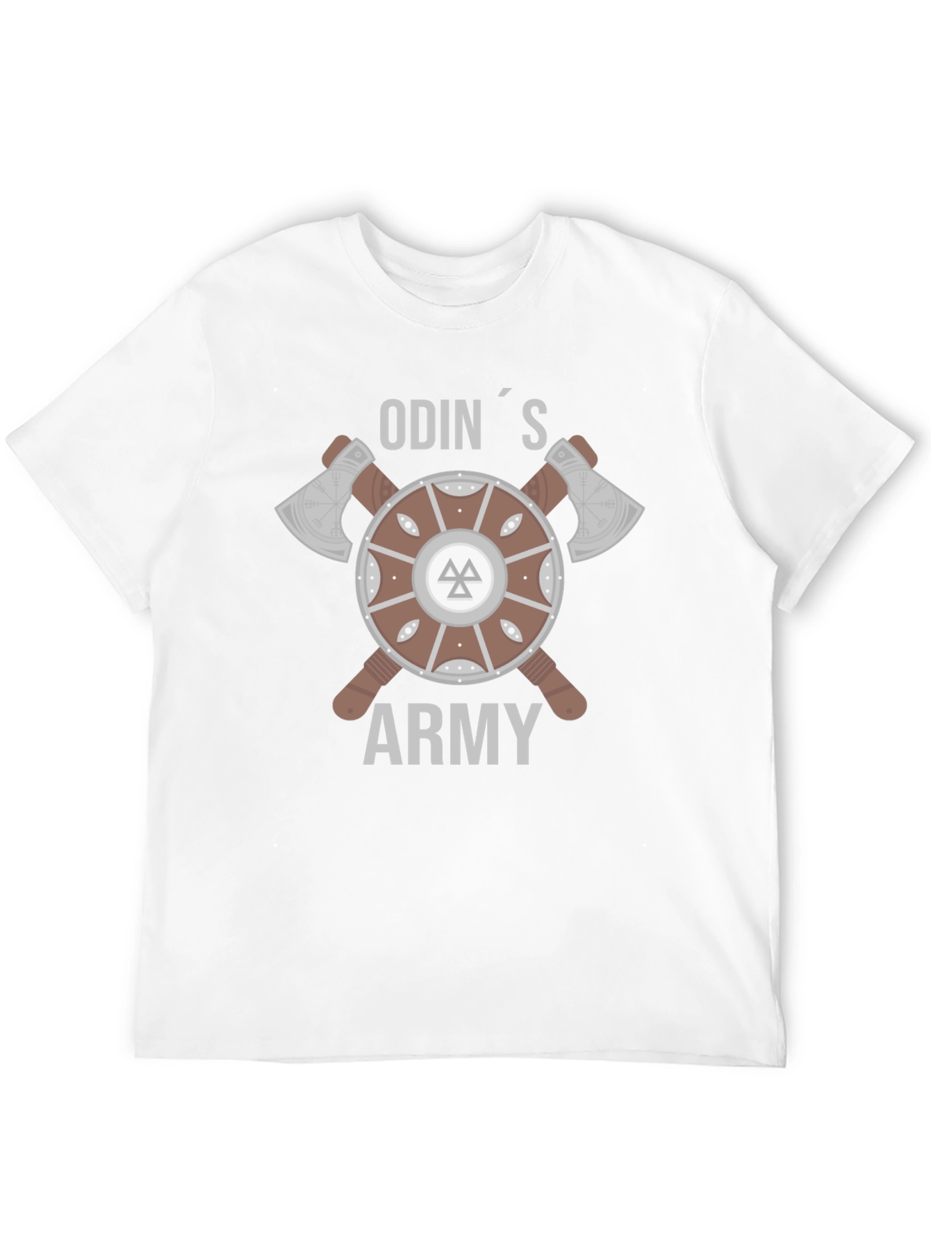 Odins Army Viking Shield & Axes T-Shirt