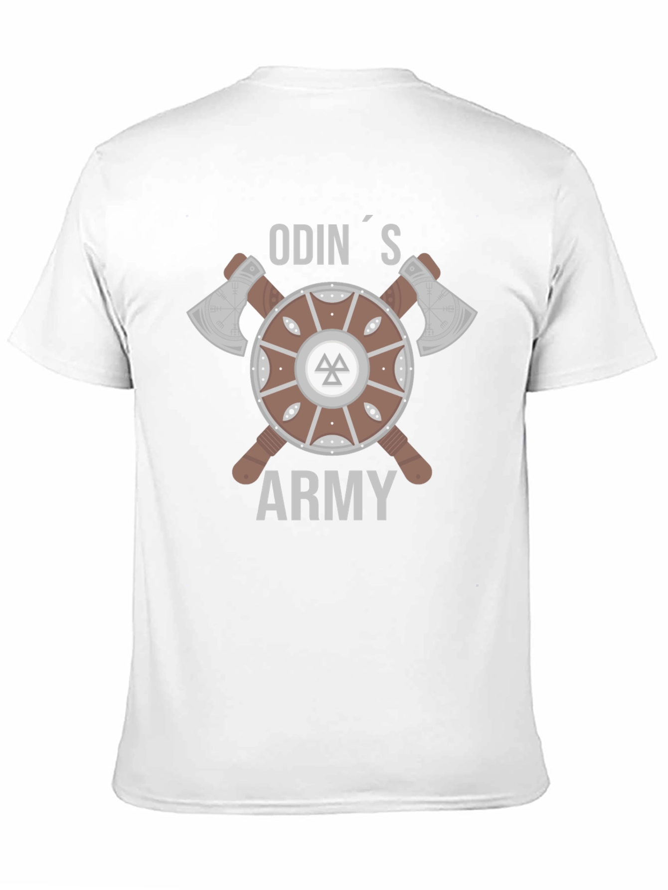Odins Army Viking Shield & Axes T-Shirt