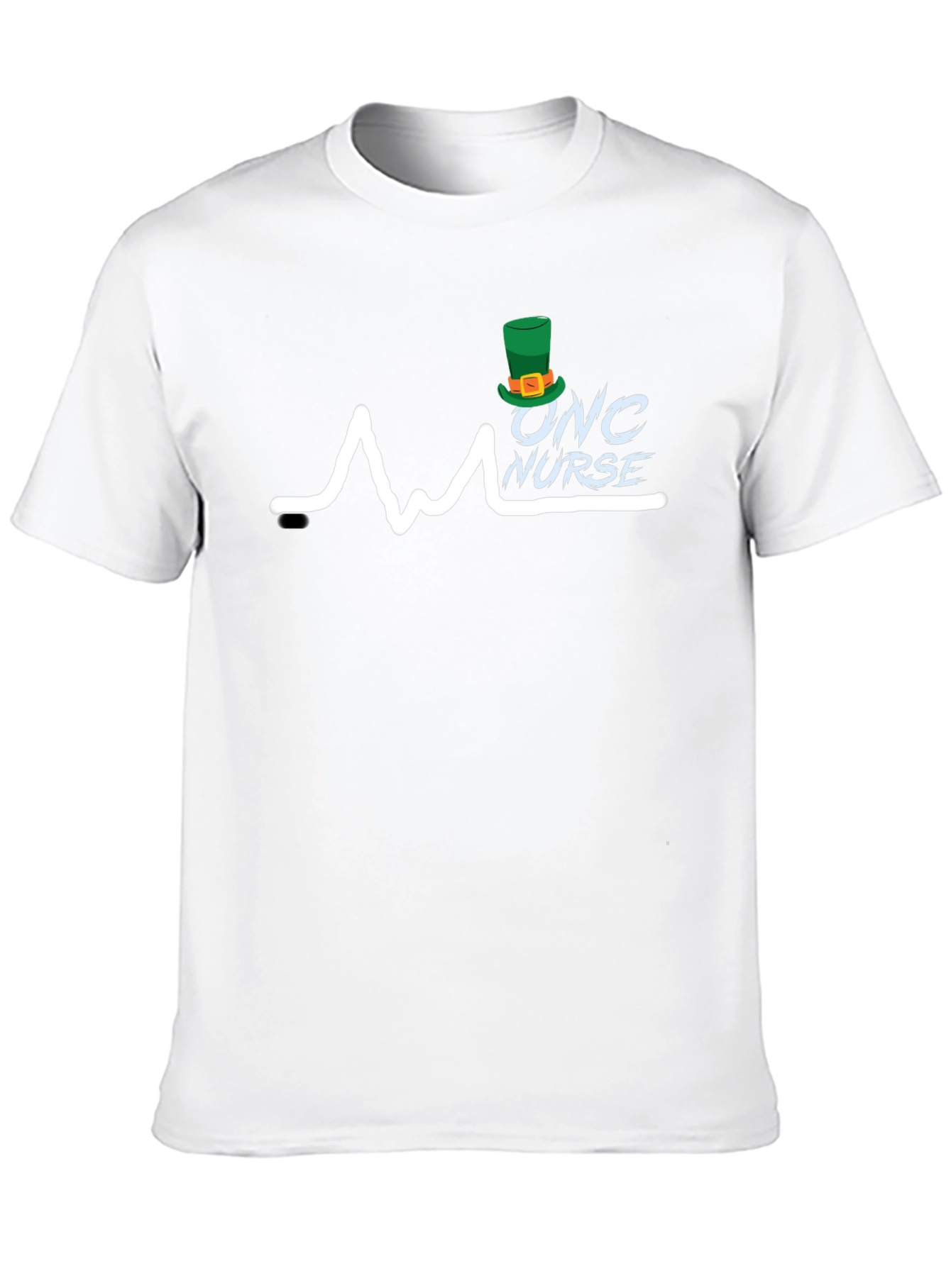 Onc Nurse St. Patricks Day Heartbeat T-Shirt