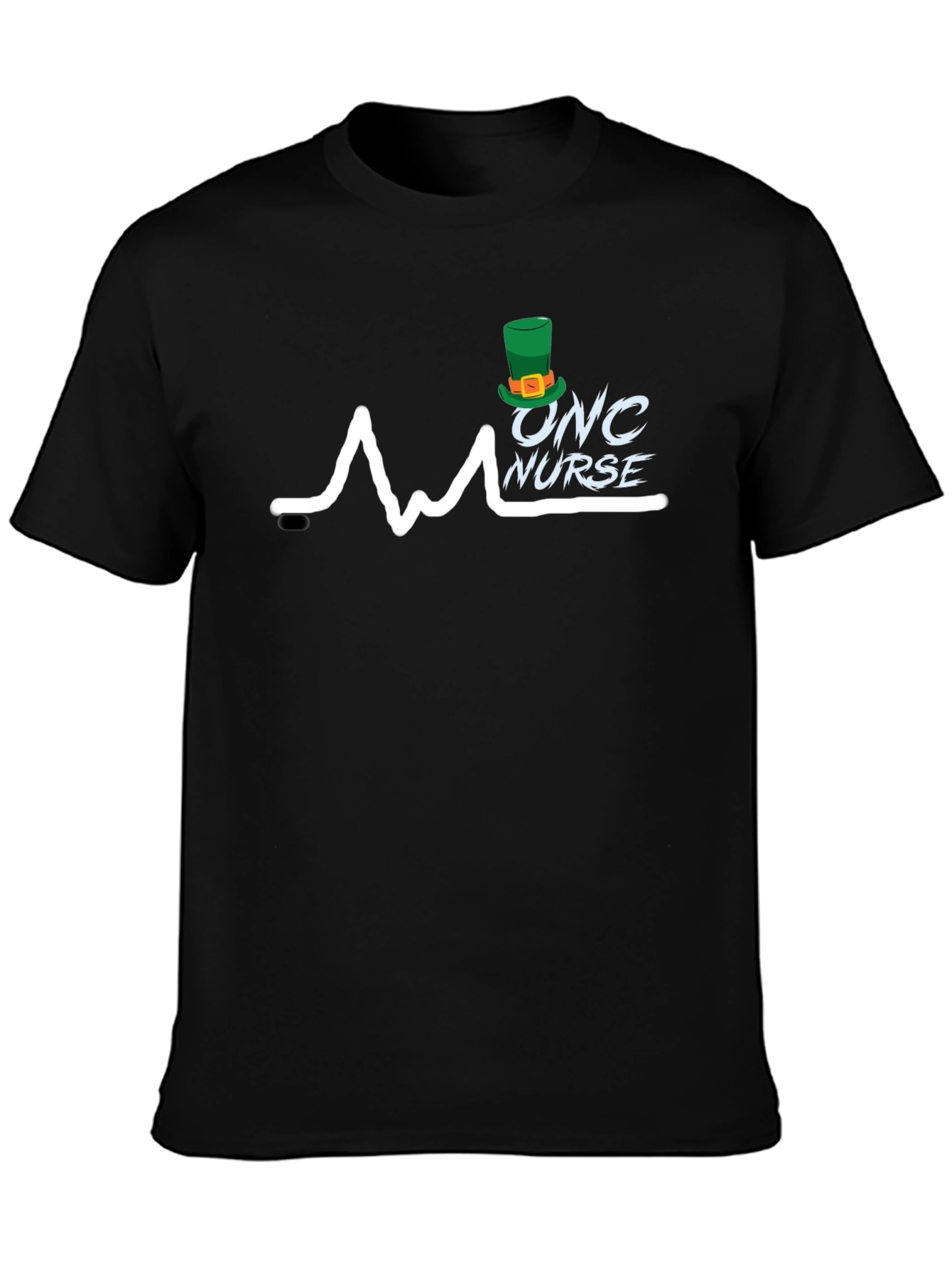 Onc Nurse St. Patricks Day Heartbeat T-Shirt