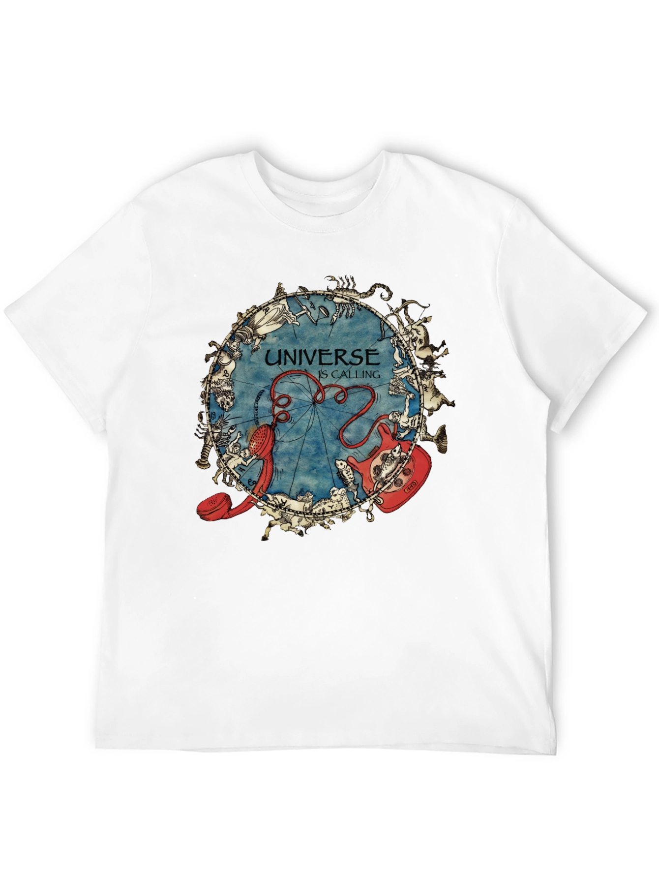 Universe Calling T-Shirt - Zodiac Astrology Design