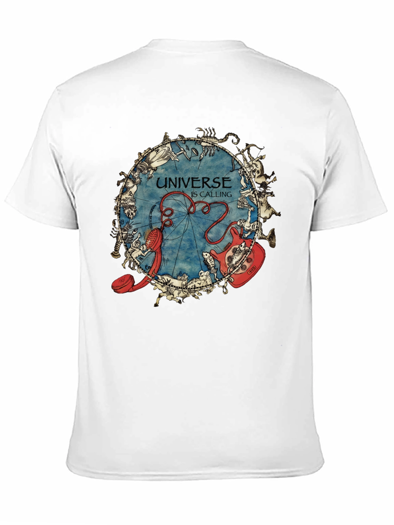 Universe Calling T-Shirt - Zodiac Astrology Design
