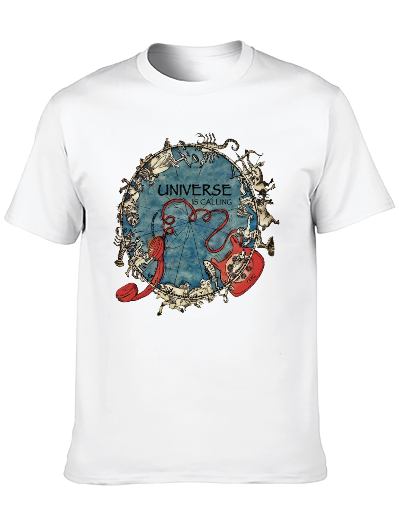 Universe Calling T-Shirt - Zodiac Astrology Design