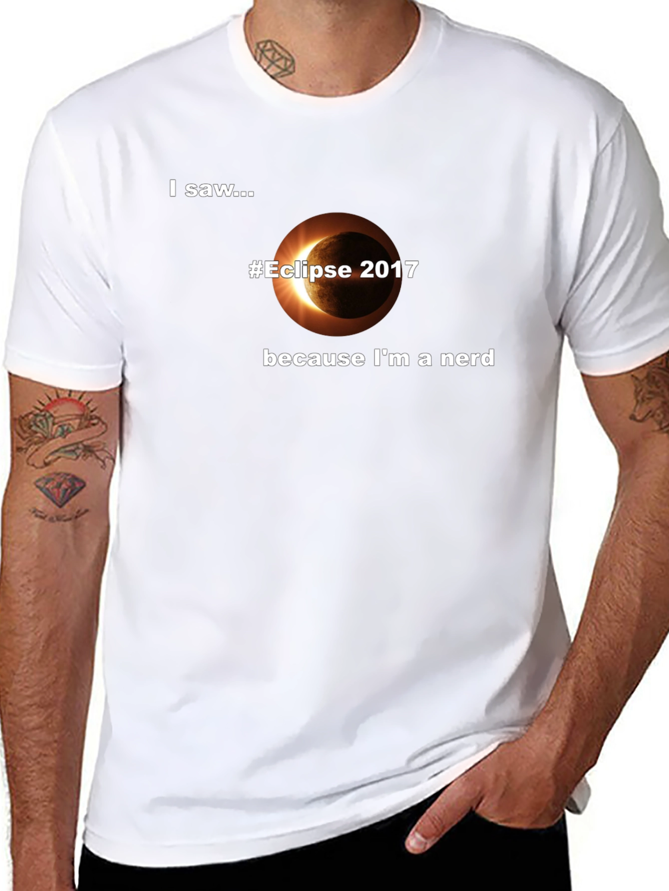 Eclipse 2017 Nerd T-Shirt - Total Solar Eclipse Tee