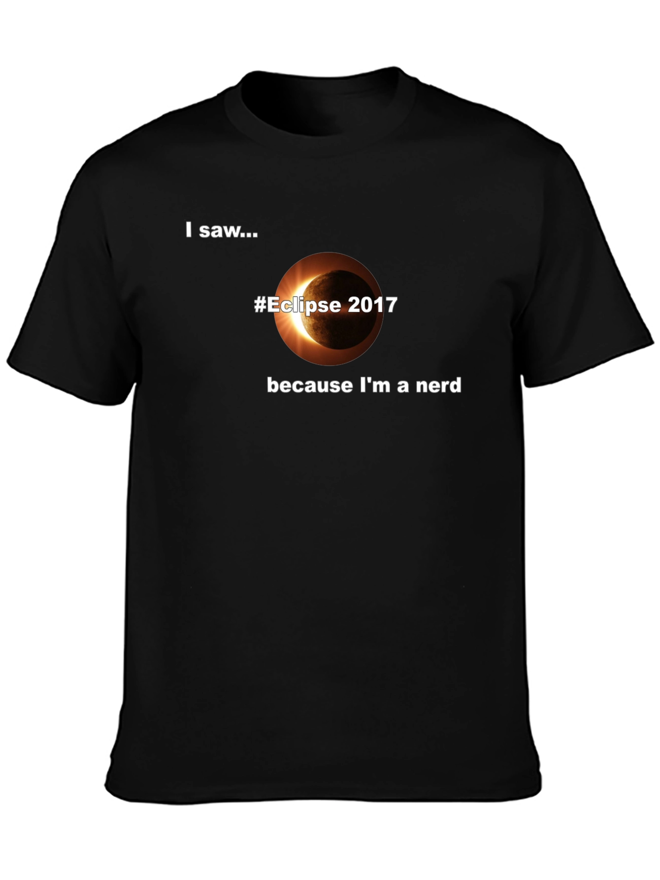 Eclipse 2017 Nerd T-Shirt - Total Solar Eclipse Tee