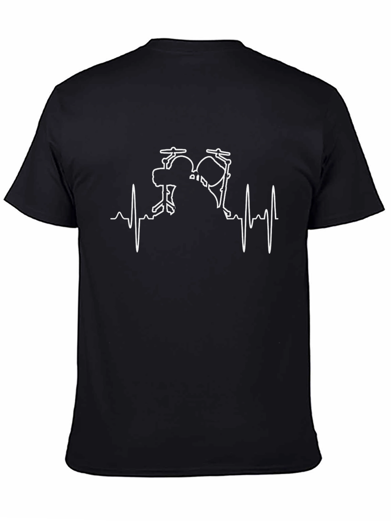 Drum Heartbeat T-Shirt - Music Lover Tee