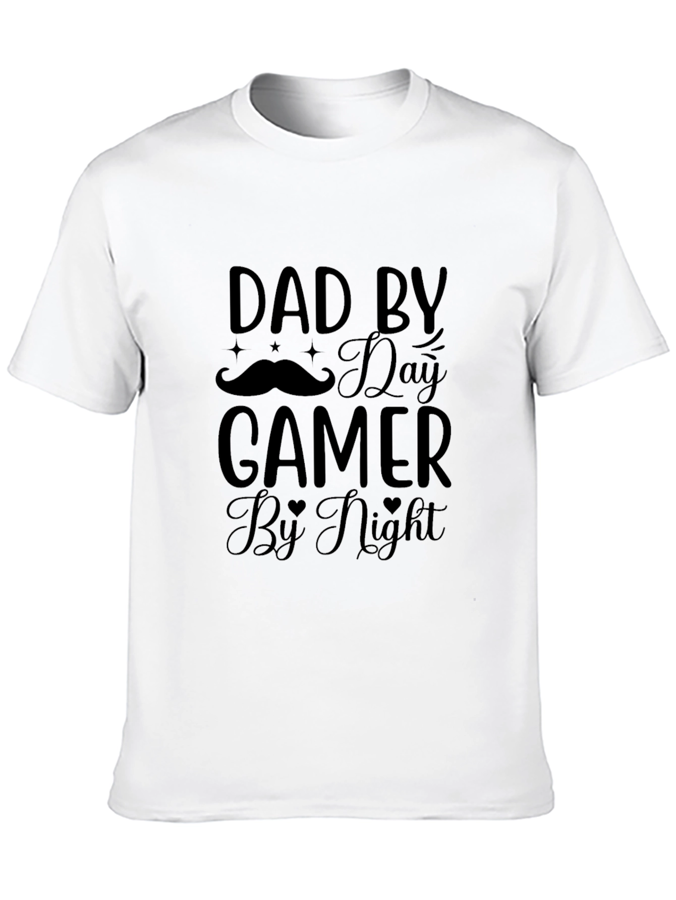 Dad By Day Gamer By Night T-Shirt - Black