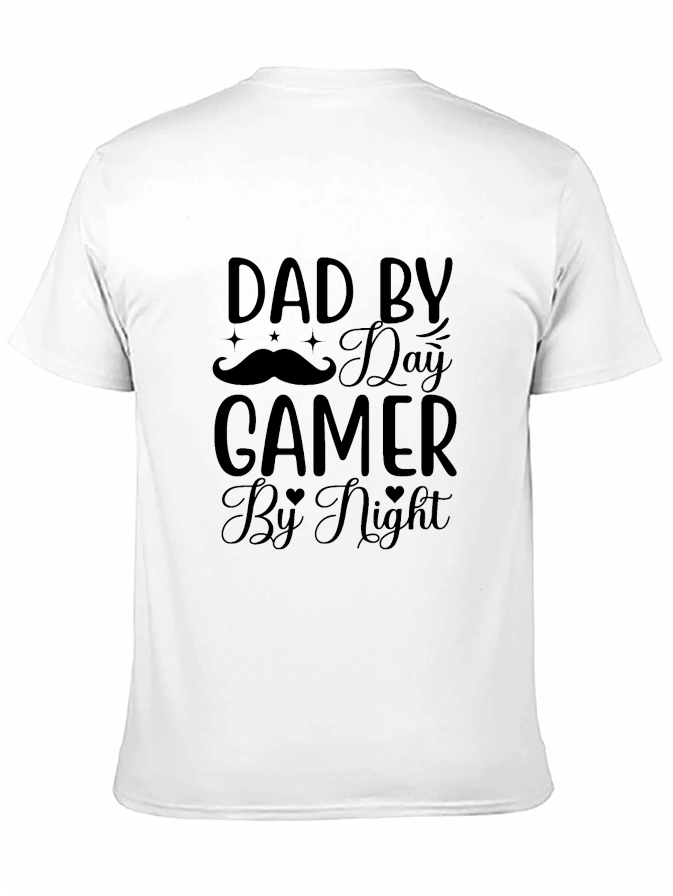 Dad By Day Gamer By Night T-Shirt - Black