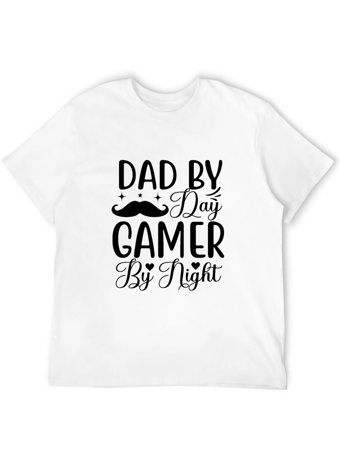 Dad By Day Gamer By Night T-Shirt - Black