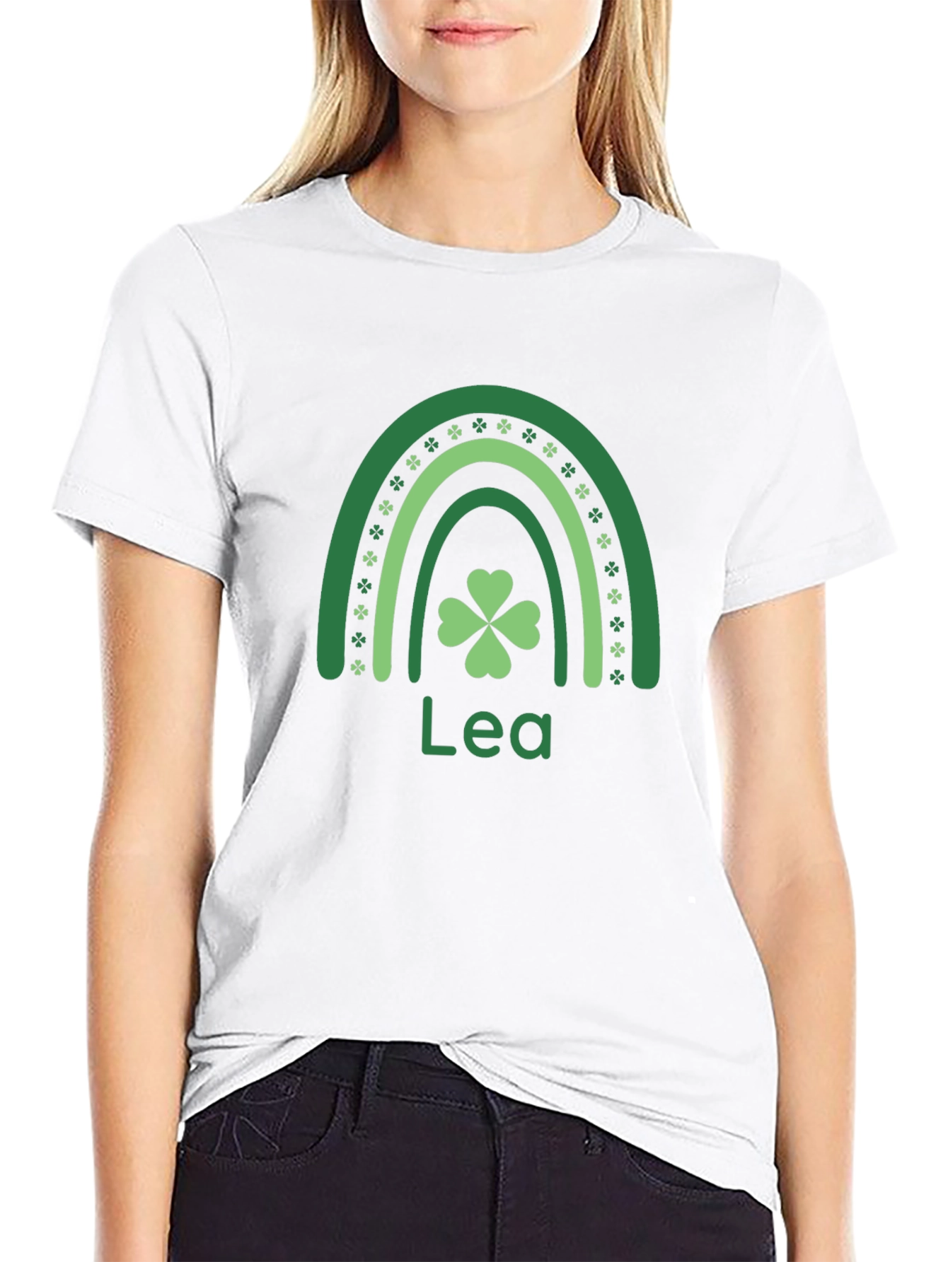 St. Patricks Day Rainbow Lea T-Shirt