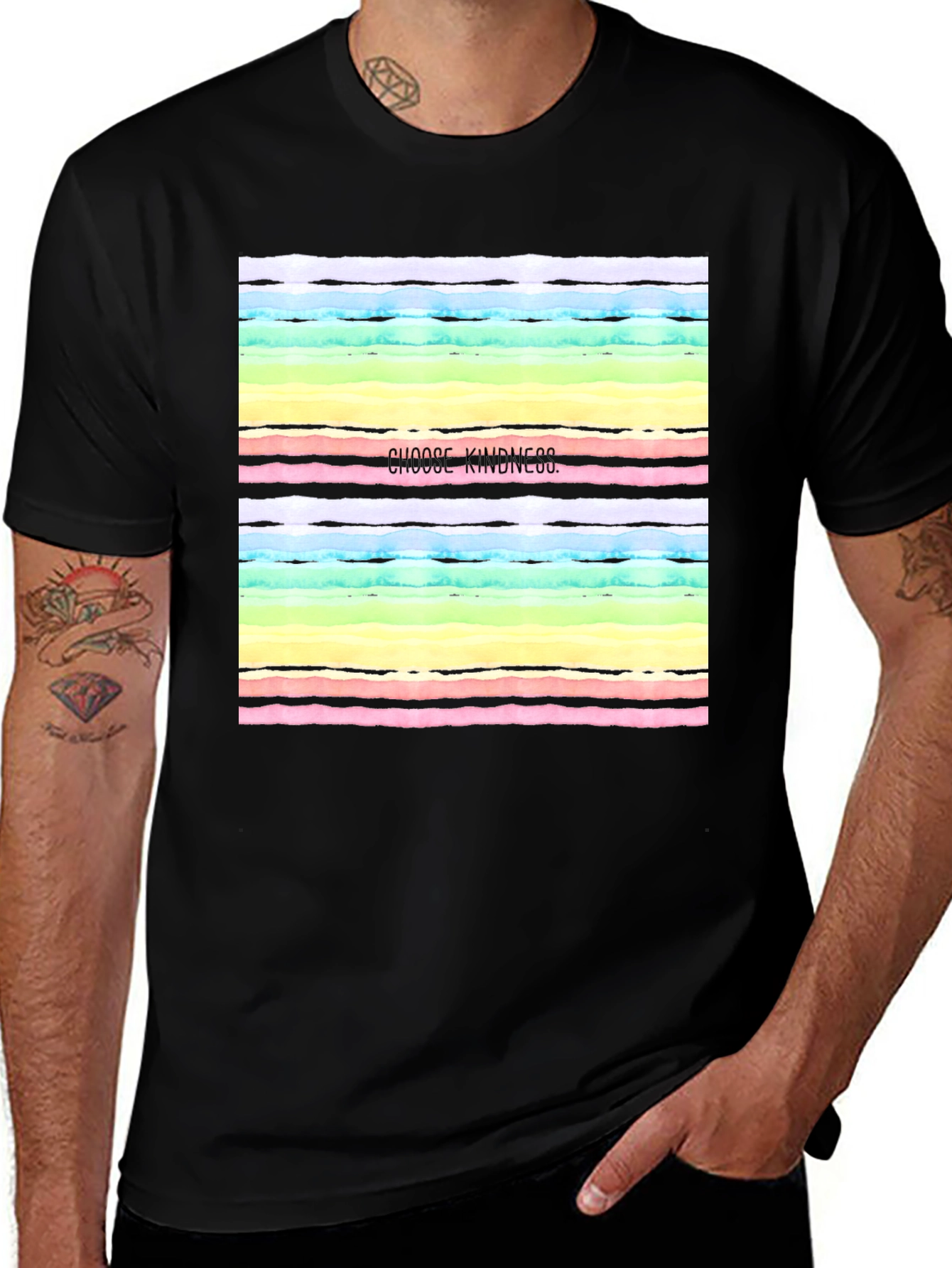 Choose Kindness Striped Tee