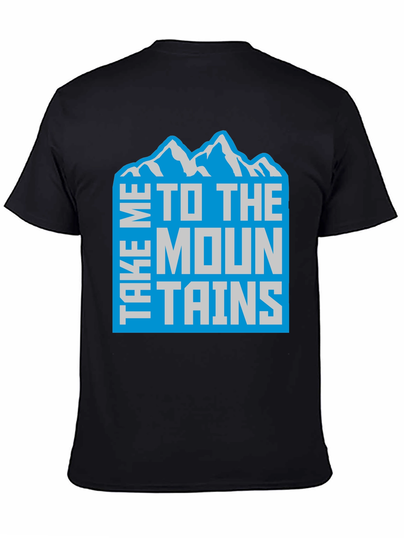 Take Me To The Mountains T-Shirt Black