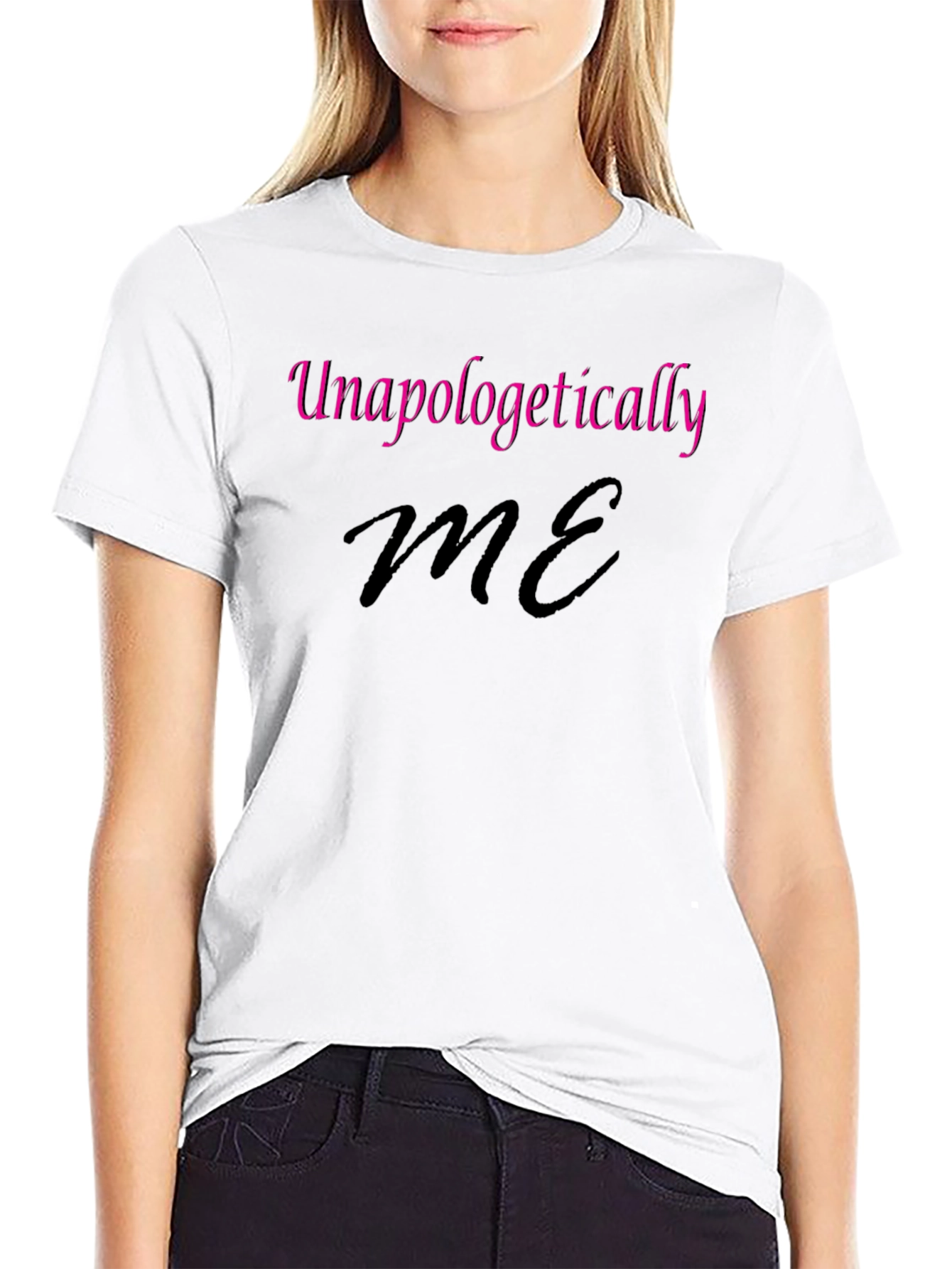 Unapologetically Me Graphic Tee - Black