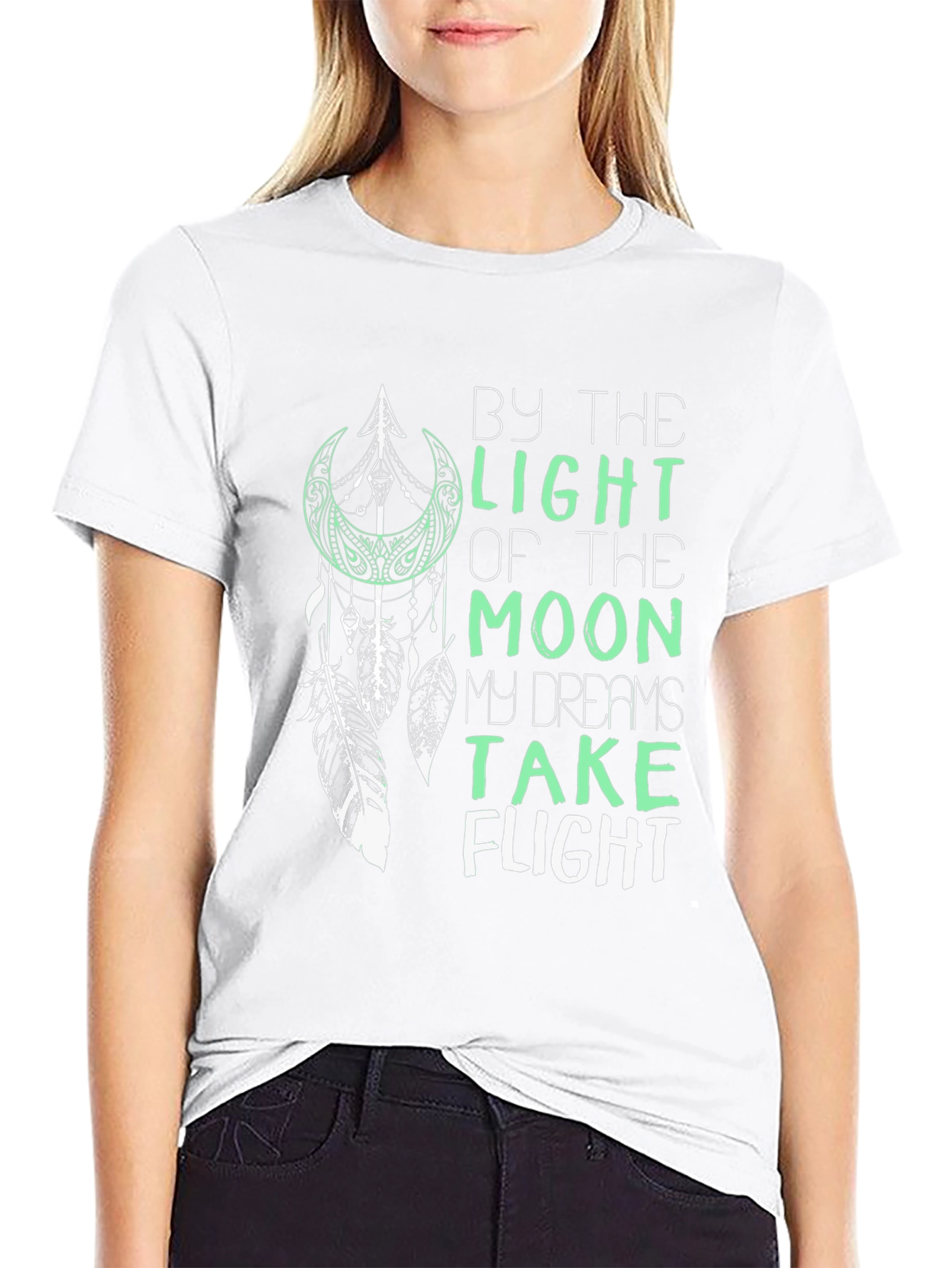 Moonlight Dream T-Shirt - Dreamcatcher Design
