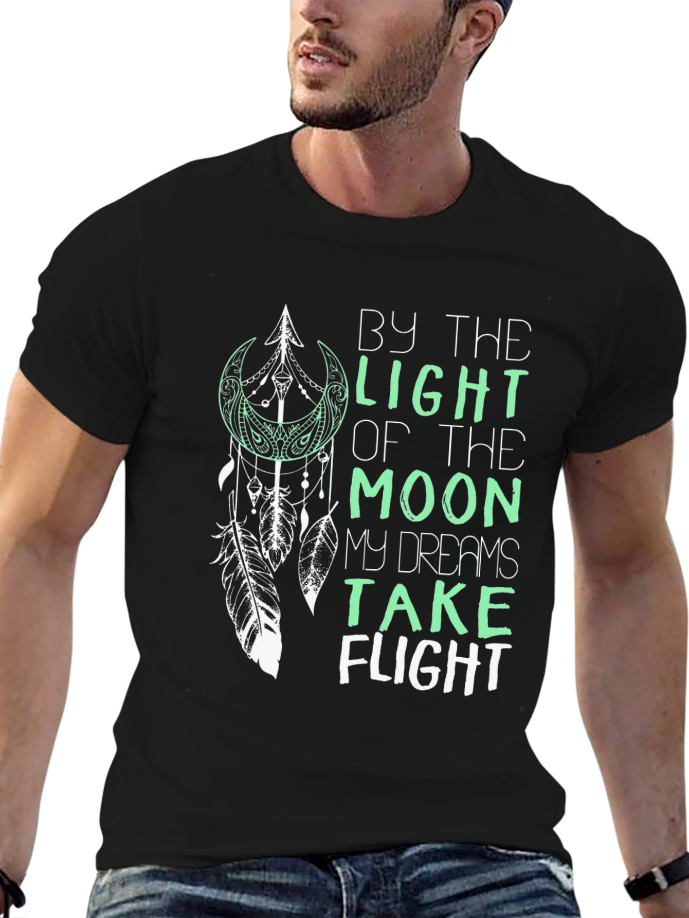 Moonlight Dream T-Shirt - Dreamcatcher Design