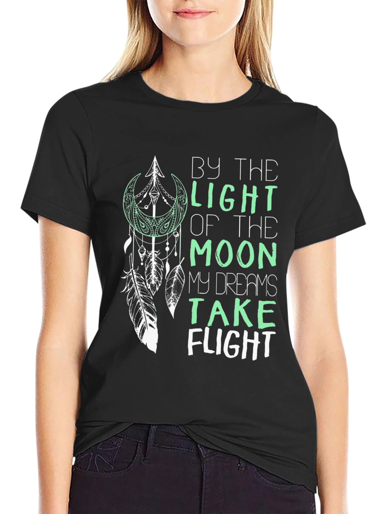 Moonlight Dream T-Shirt - Dreamcatcher Design