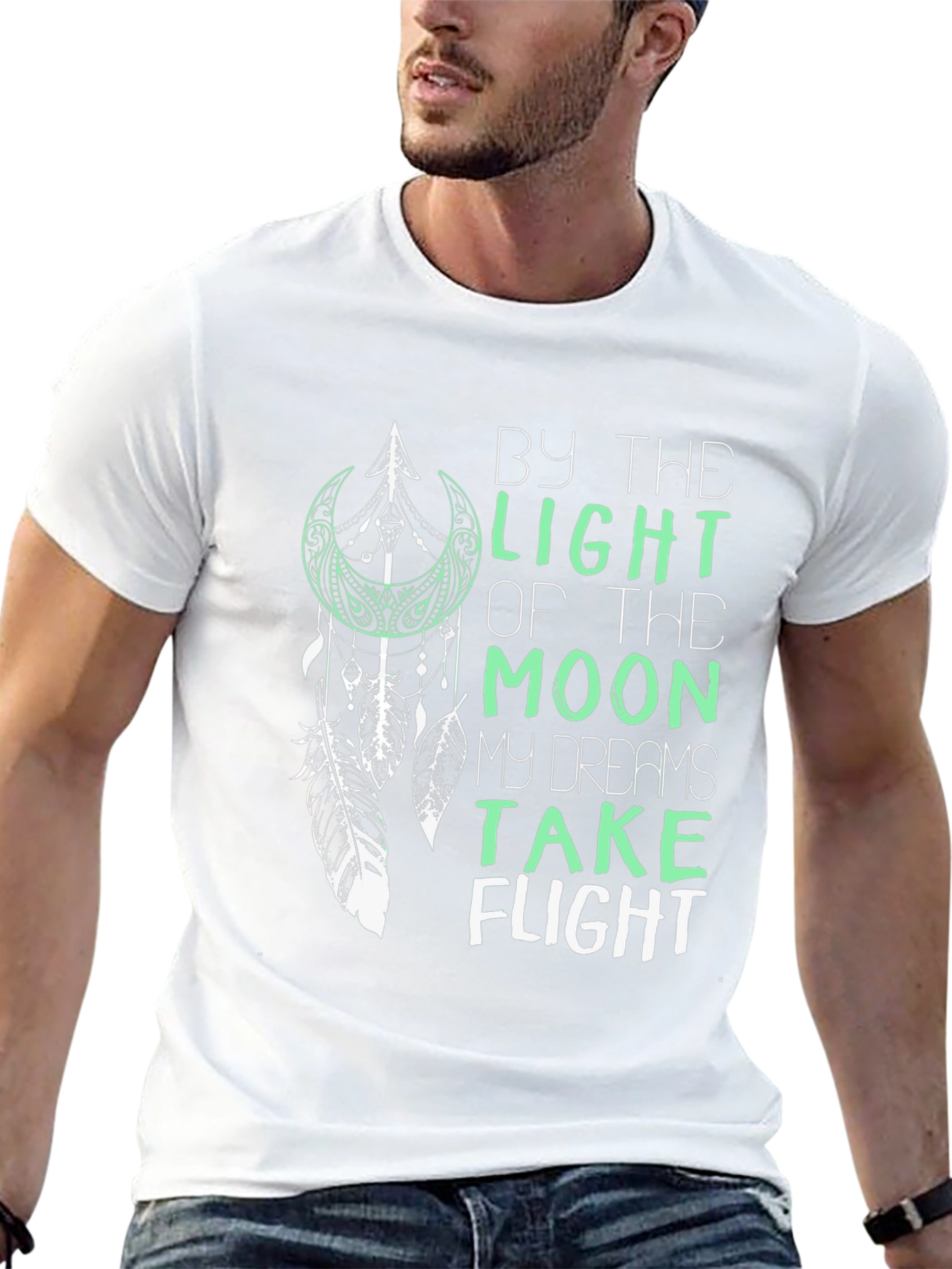 Moonlight Dream T-Shirt - Dreamcatcher Design