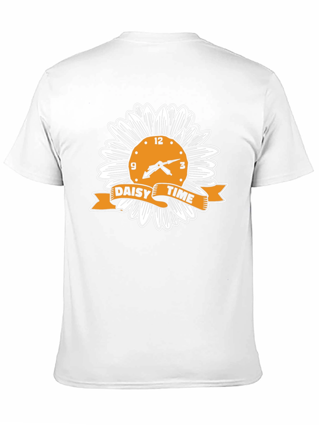 Daisy Time Graphic Tee - Black Cotton T-Shirt