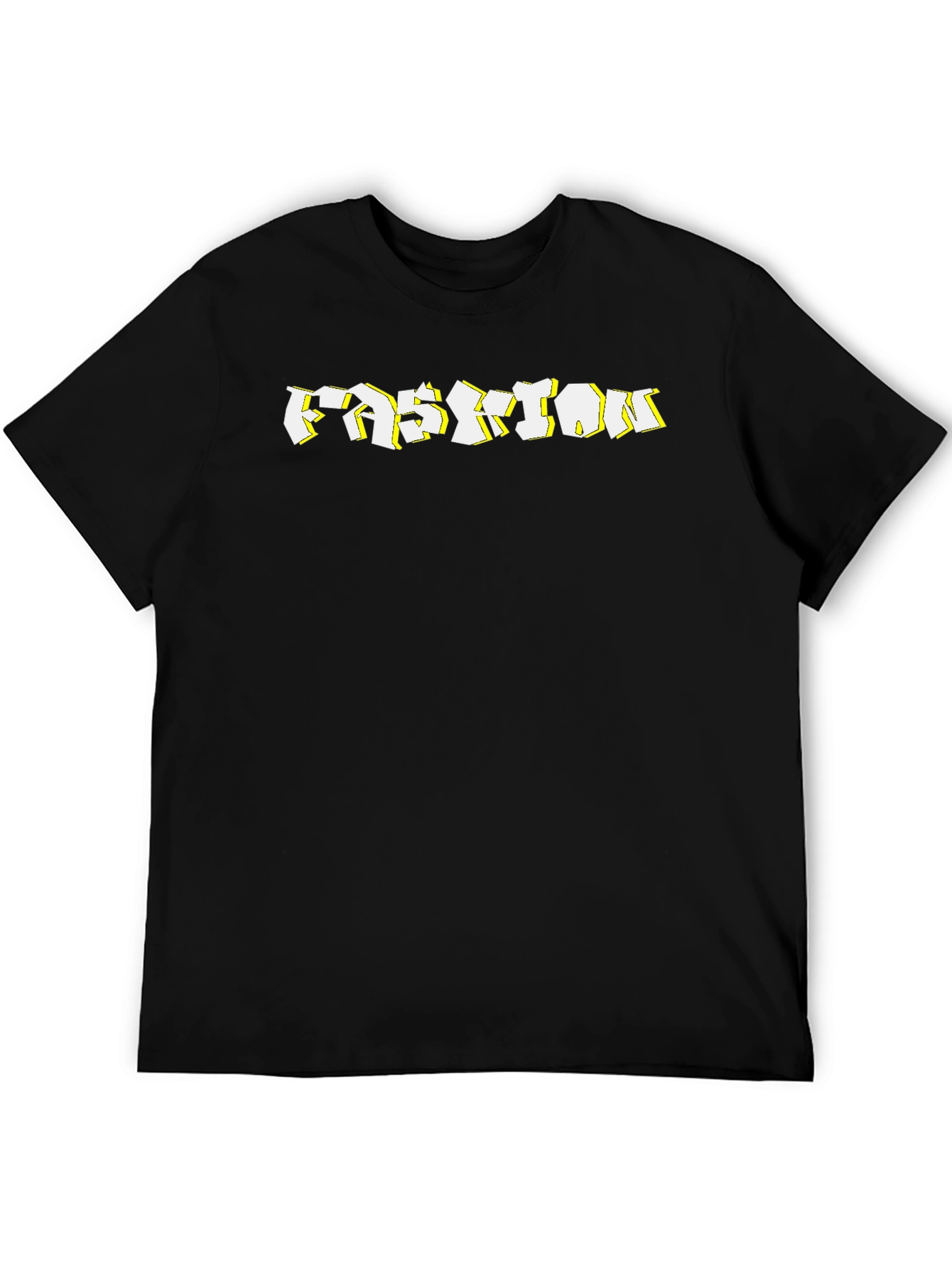 Fashion Graphic Black T-Shirt