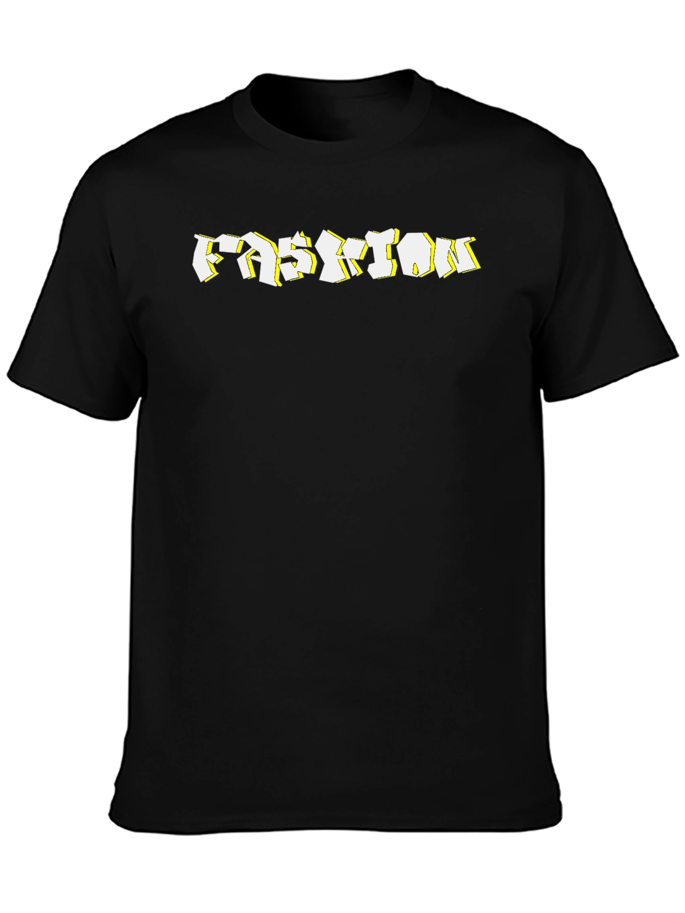 Fashion Graphic Black T-Shirt