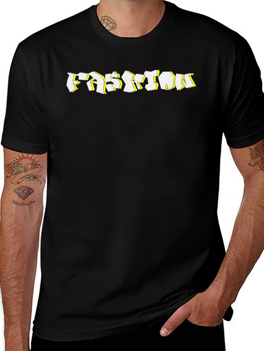 Fashion Graphic Black T-Shirt
