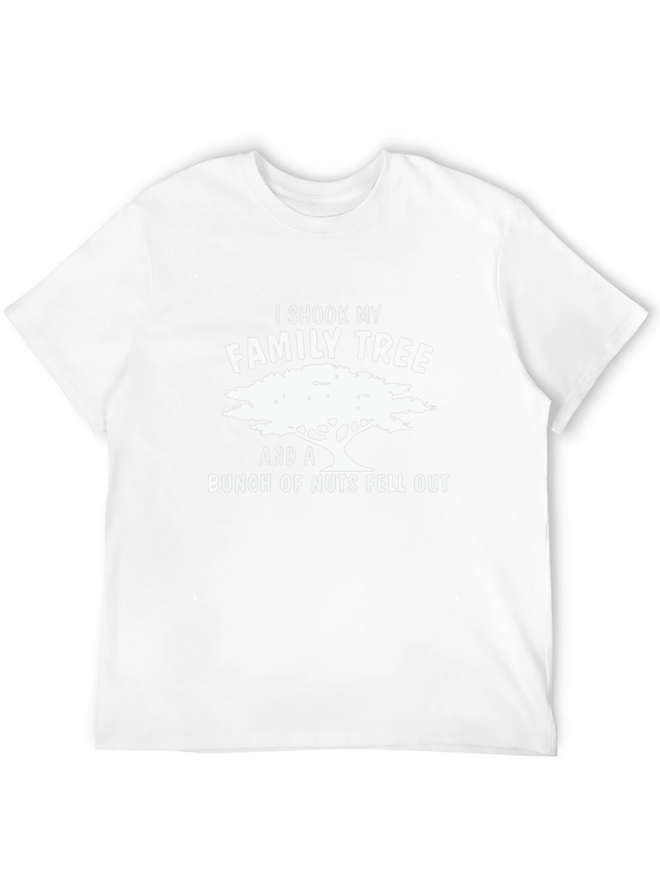 Funny Family Tree Black T-Shirt
