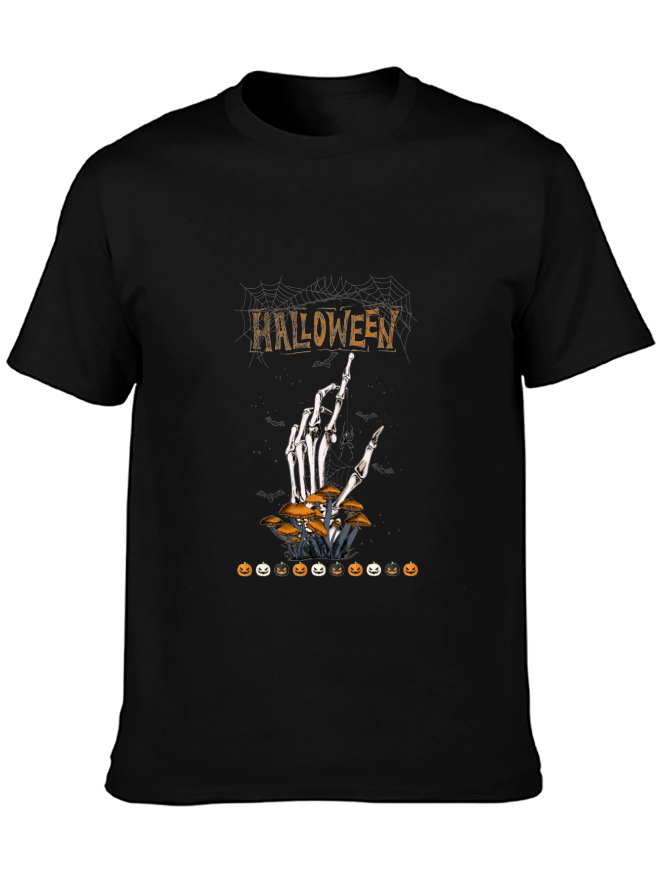 Halloween Skeleton Hand T-Shirt