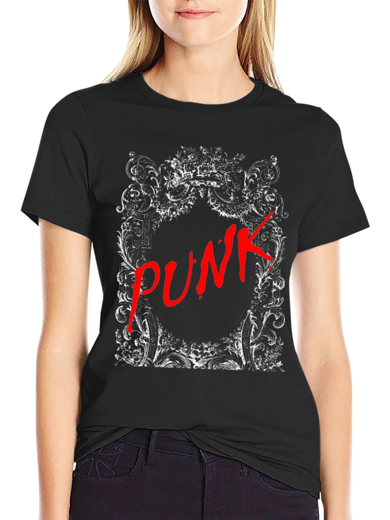 Punk Graphic T-Shirt - Black