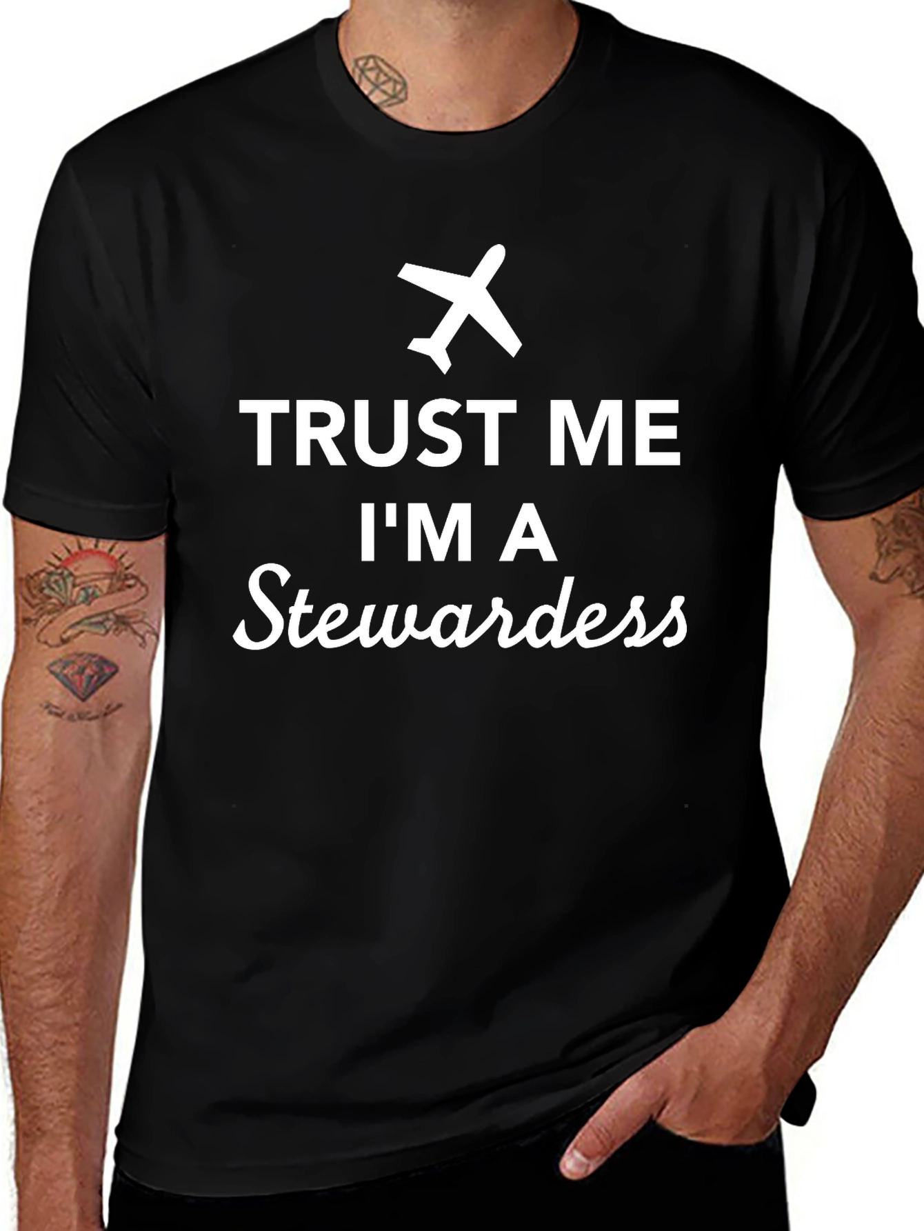 Trust Me Im a Stewardess T-Shirt