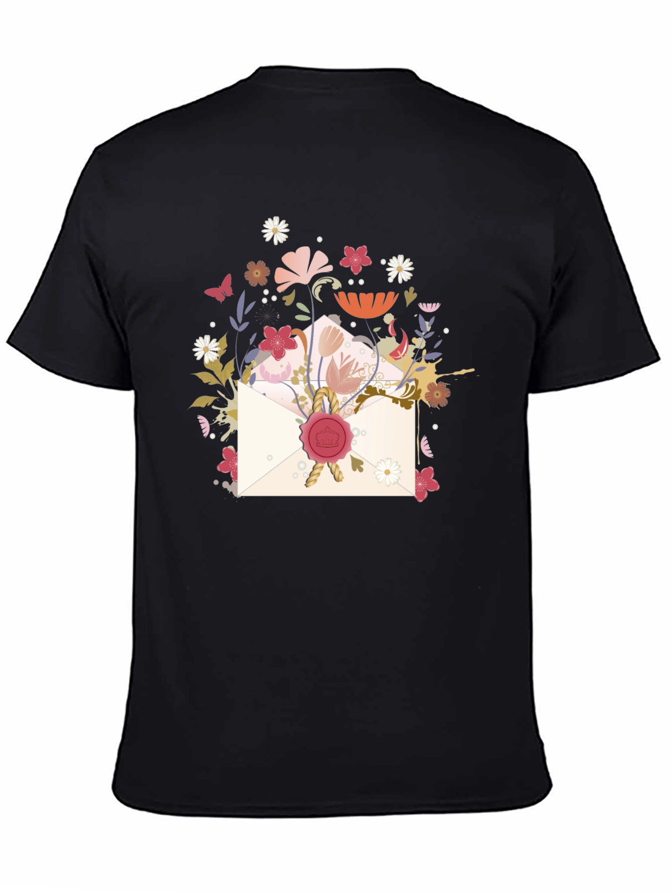 Floral Envelope Graphic Tee